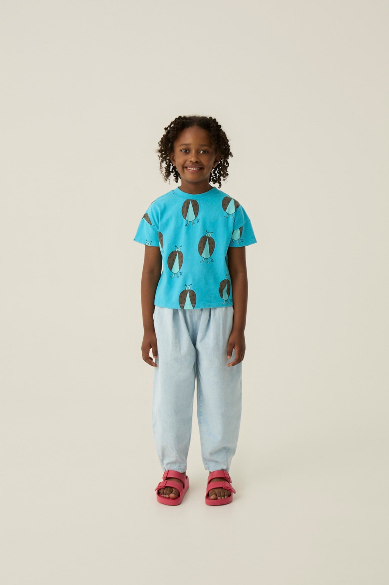 Camiseta Azul Ladybug Allover