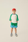 Camiseta Color Block Verde