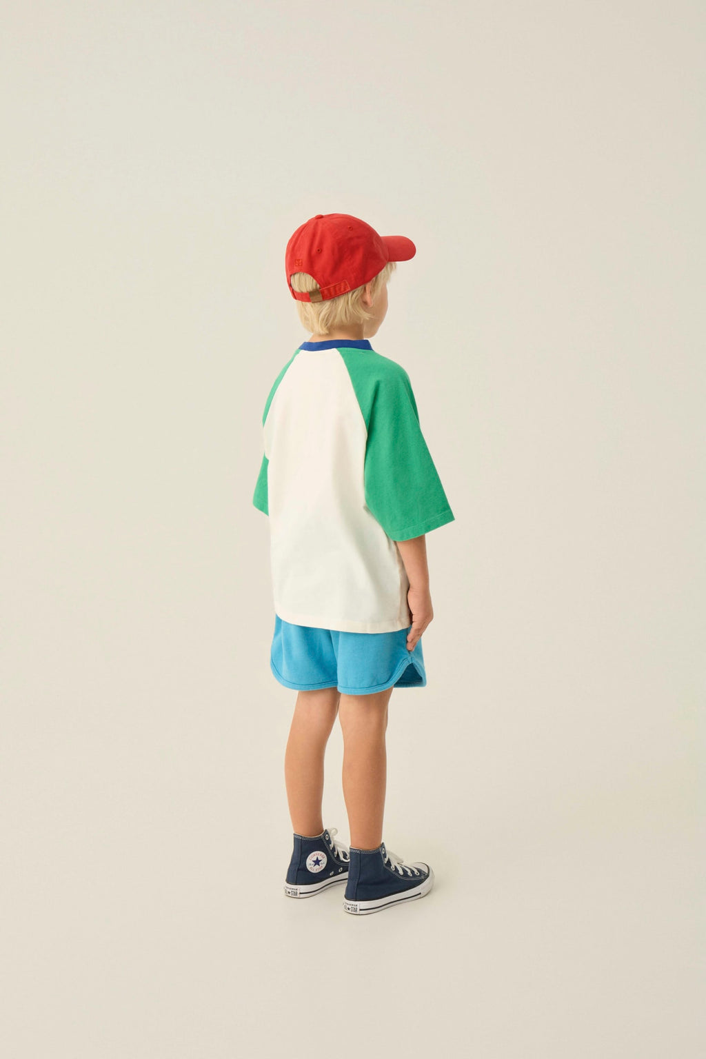Camiseta Color Block Verde
