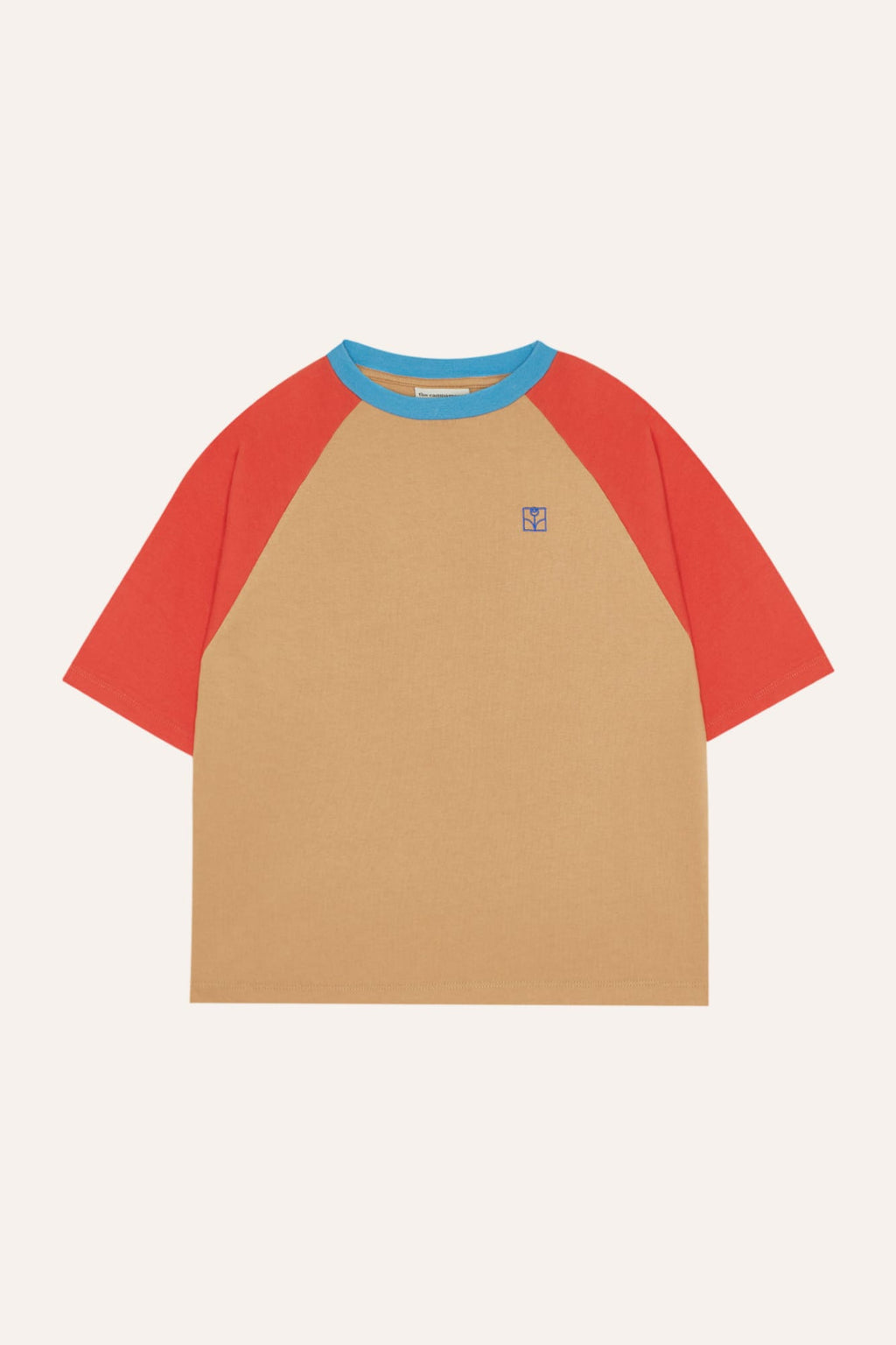 Camiseta Color Block Roja