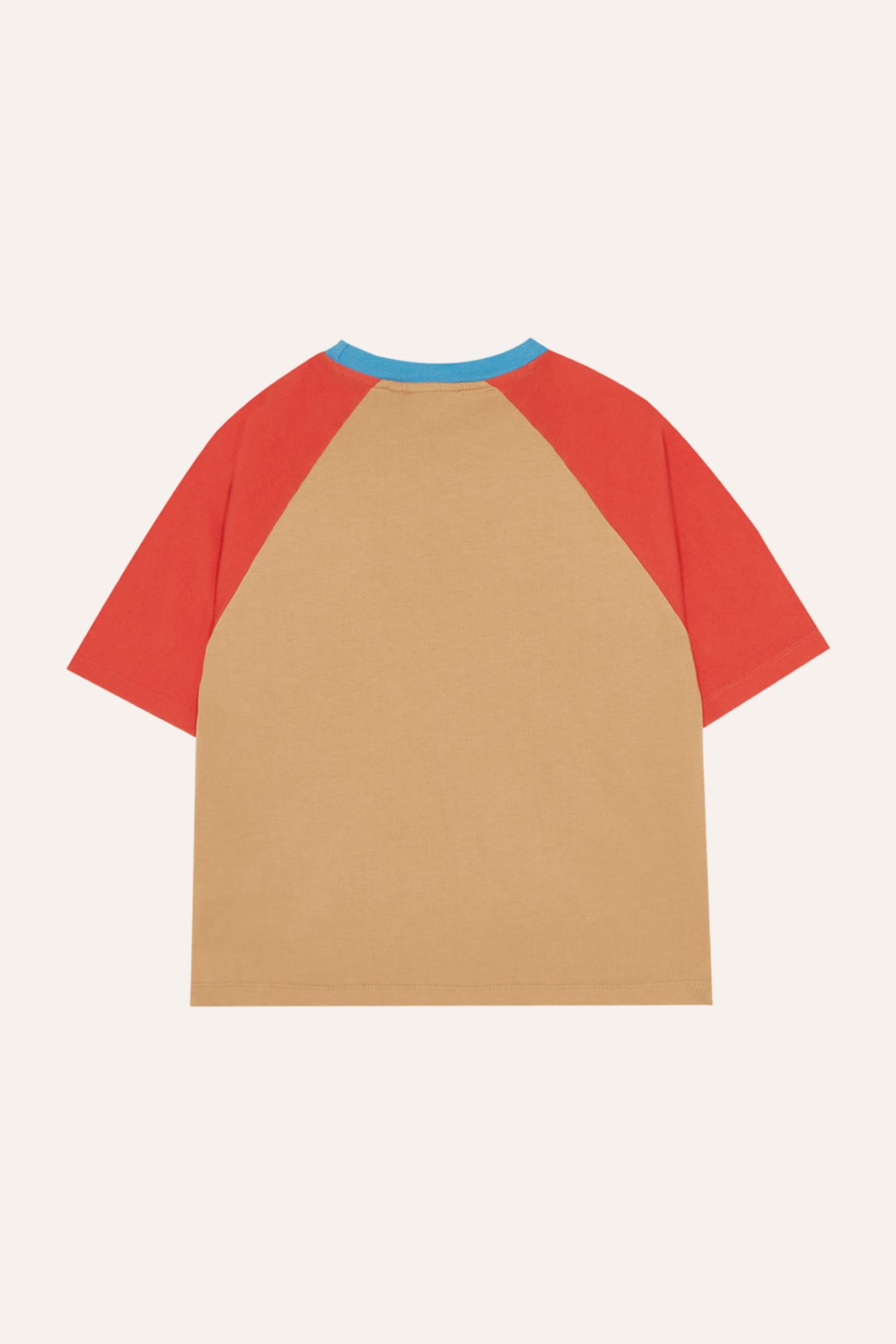 Camiseta Color Block Roja