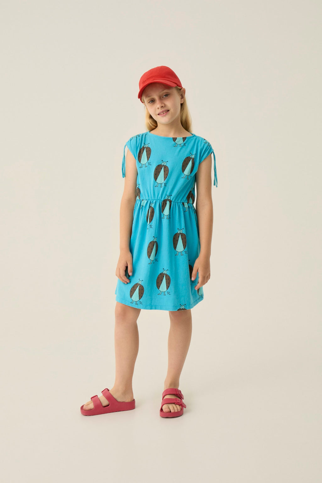 Vestido Azul Ladybug Allover