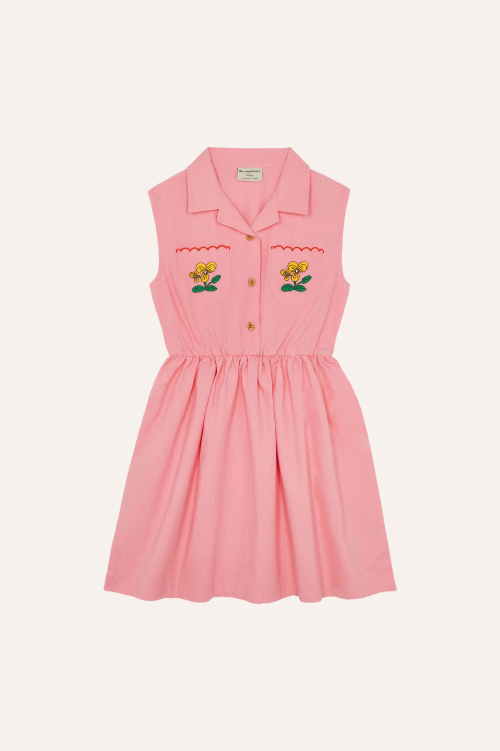 Vestido Rosa Flowers