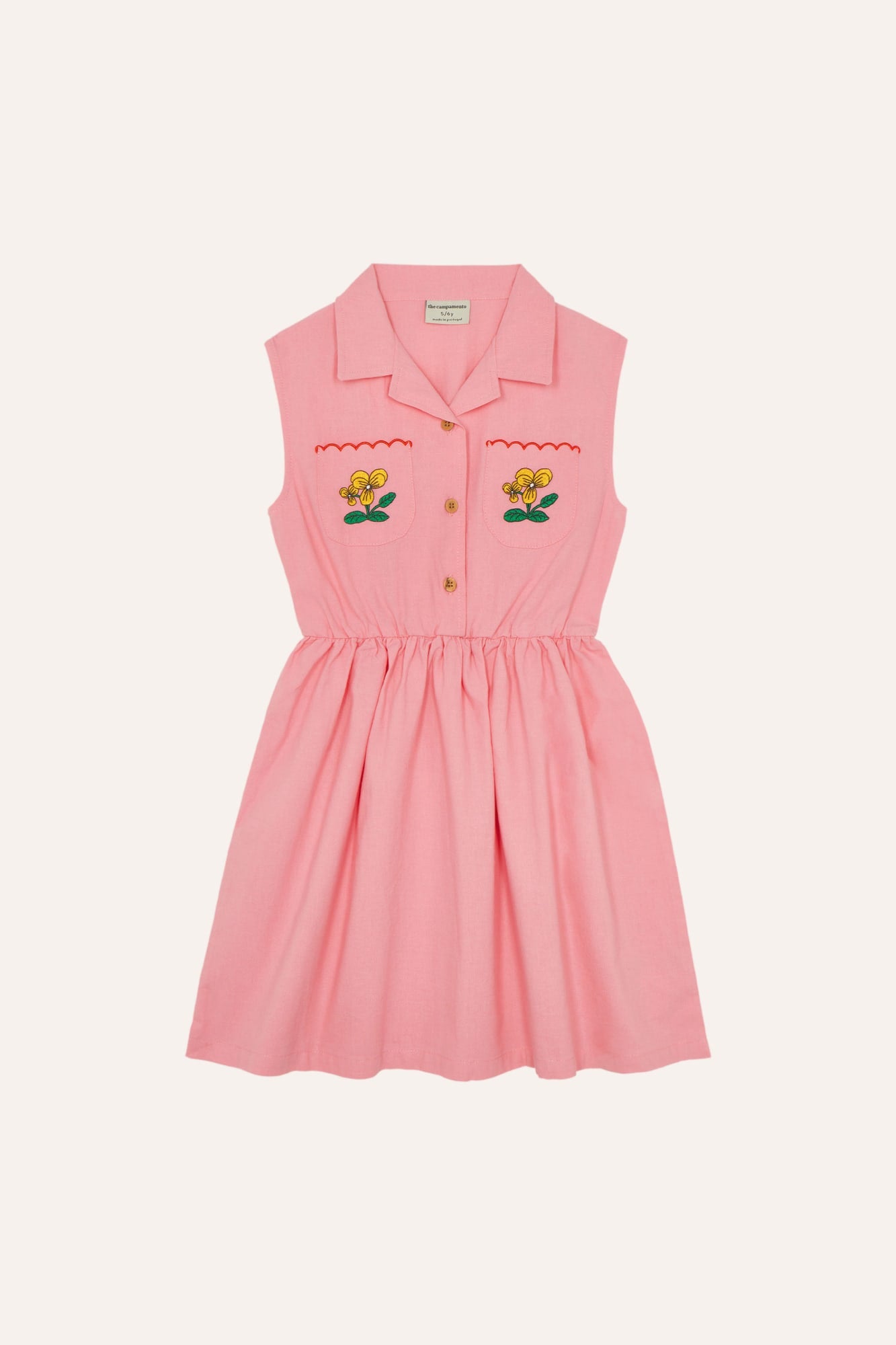 Vestido Rosa Flowers