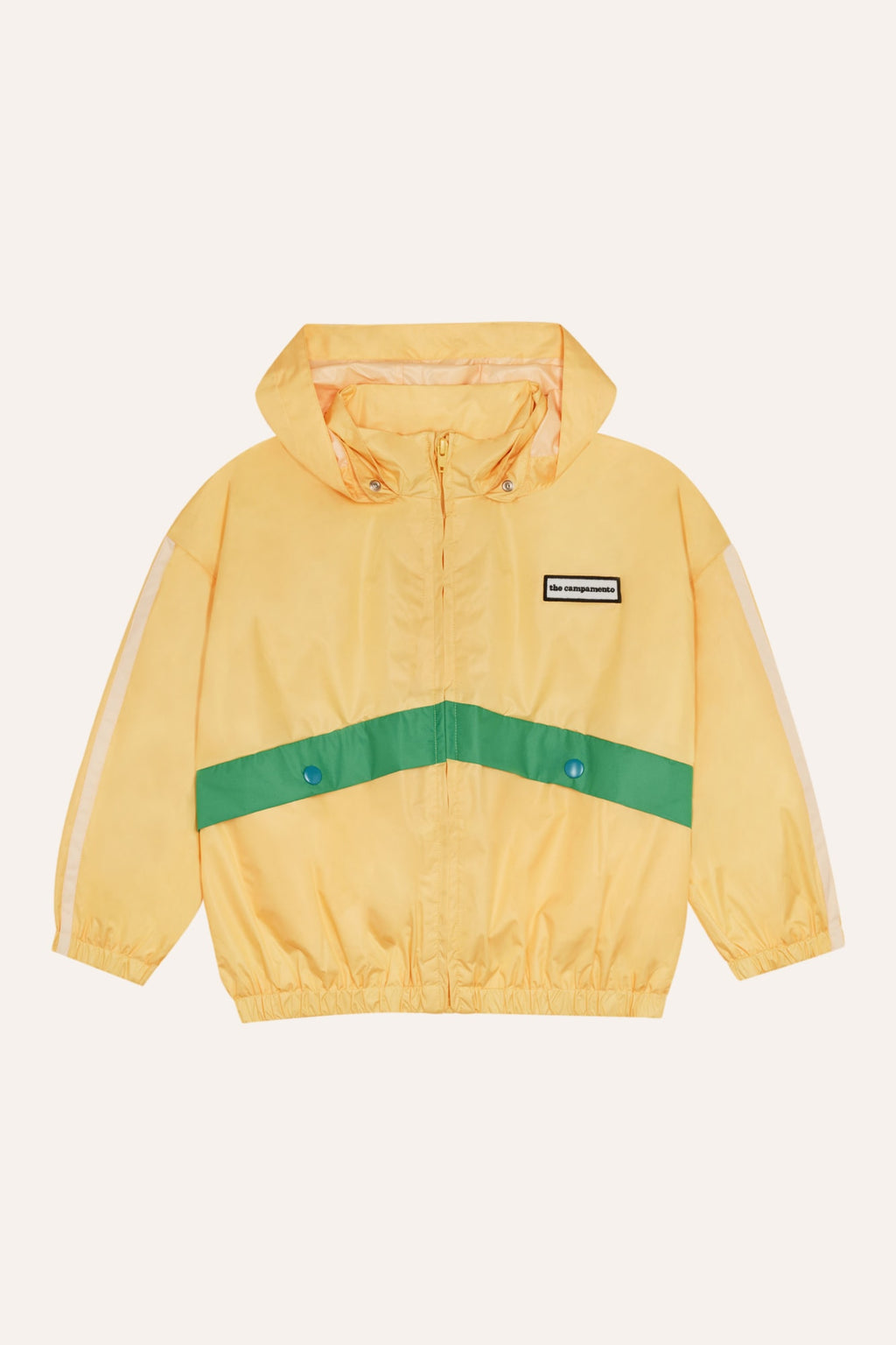 Chaqueta Amarilla Color Block