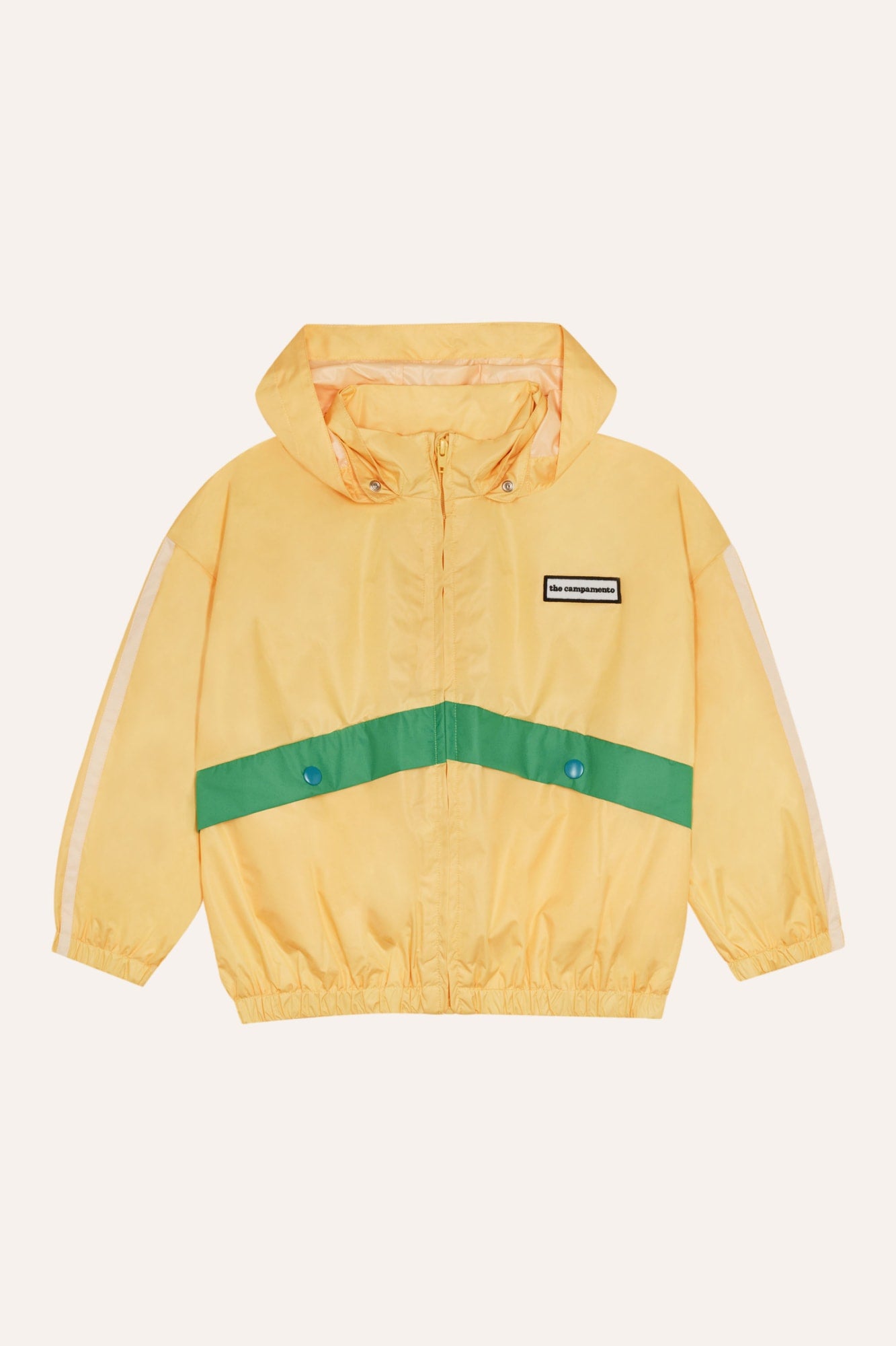 Chaqueta Amarilla Color Block