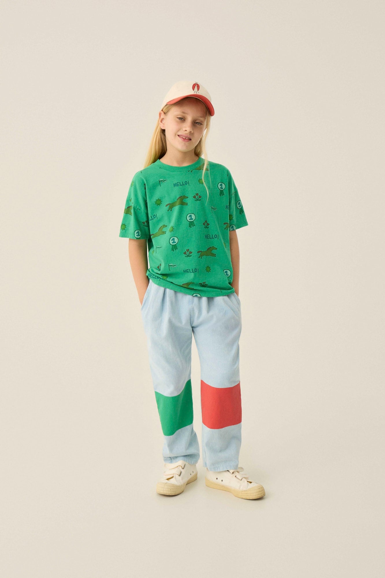 Camiseta Oversized Horses Allover