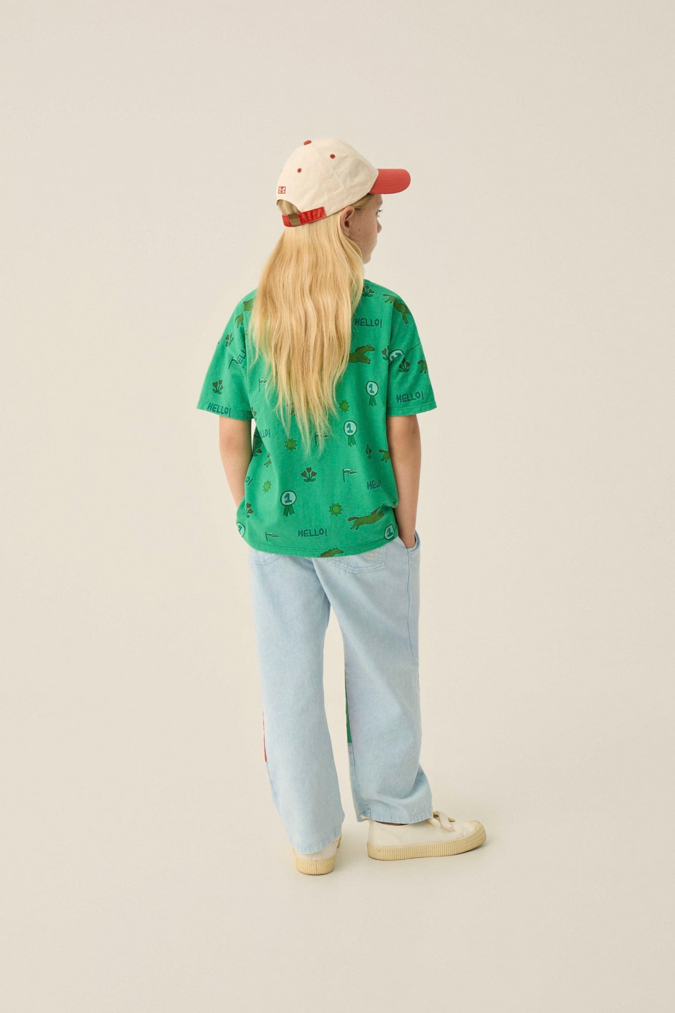 Camiseta Oversized Horses Allover