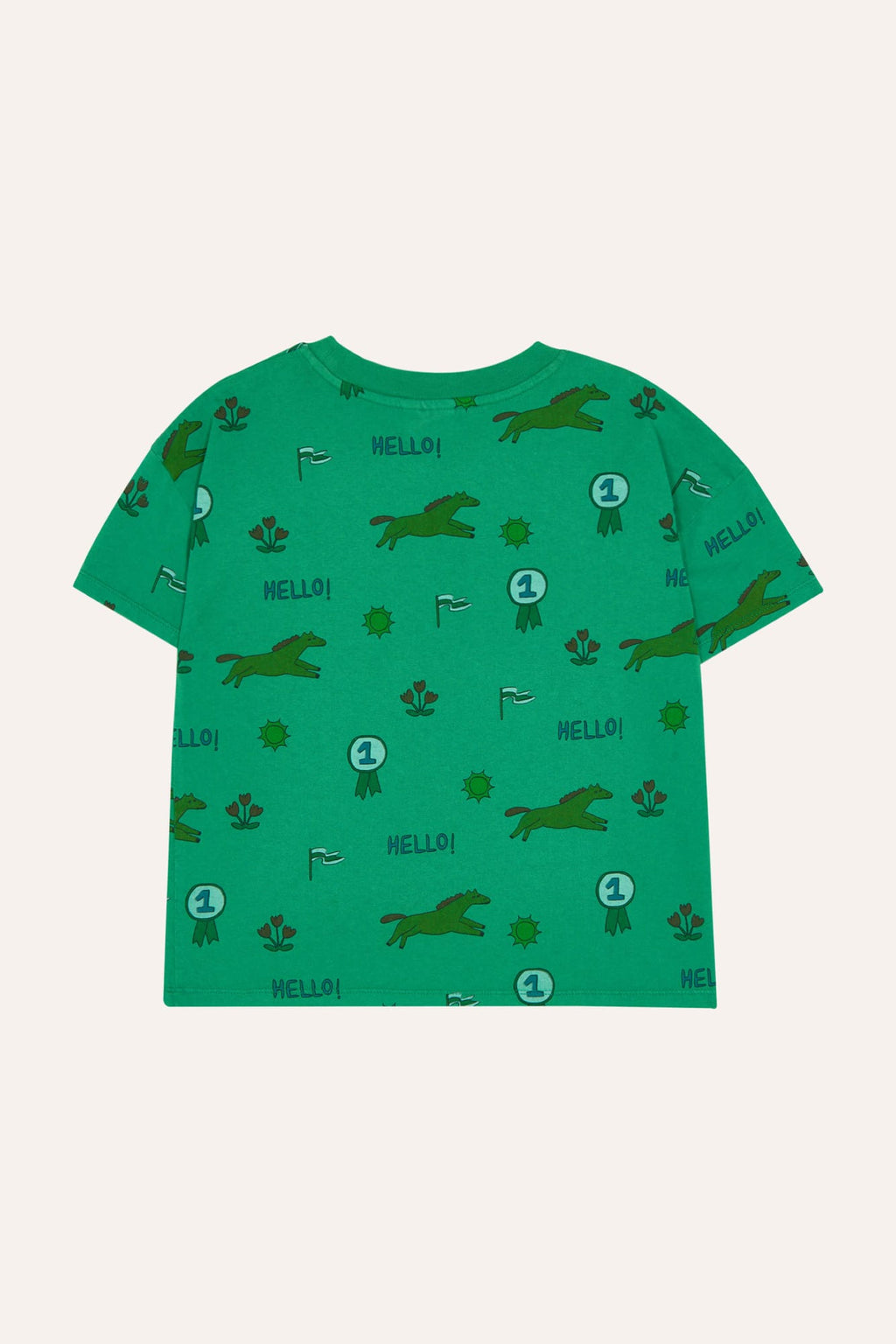 Camiseta Oversized Horses Allover