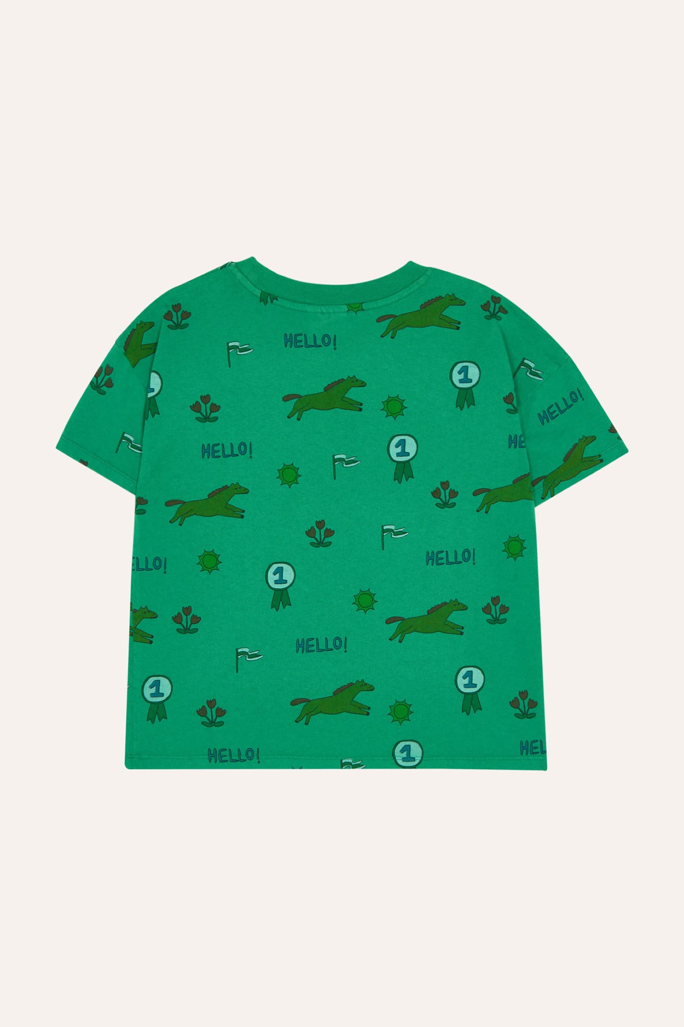 Camiseta Oversized Horses Allover