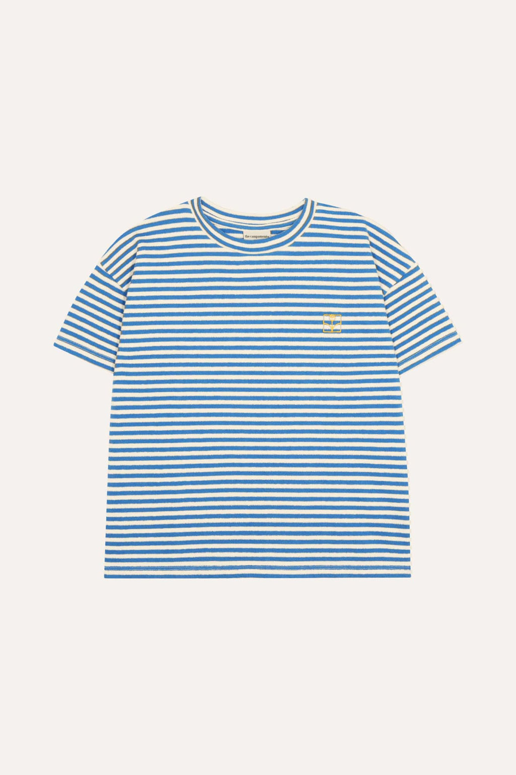Camiseta Oversized Rayas Azules