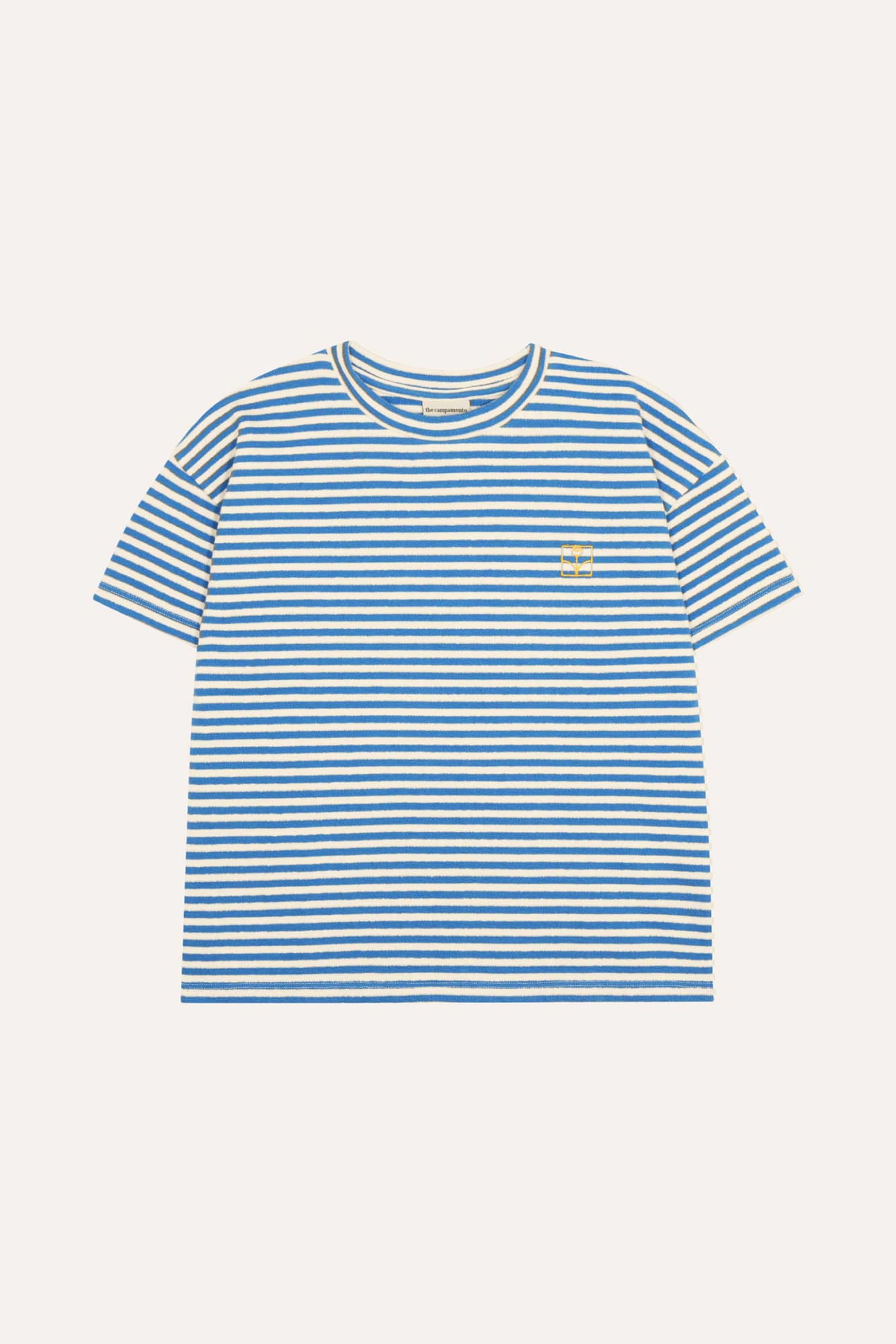 Camiseta Oversized Rayas Azules