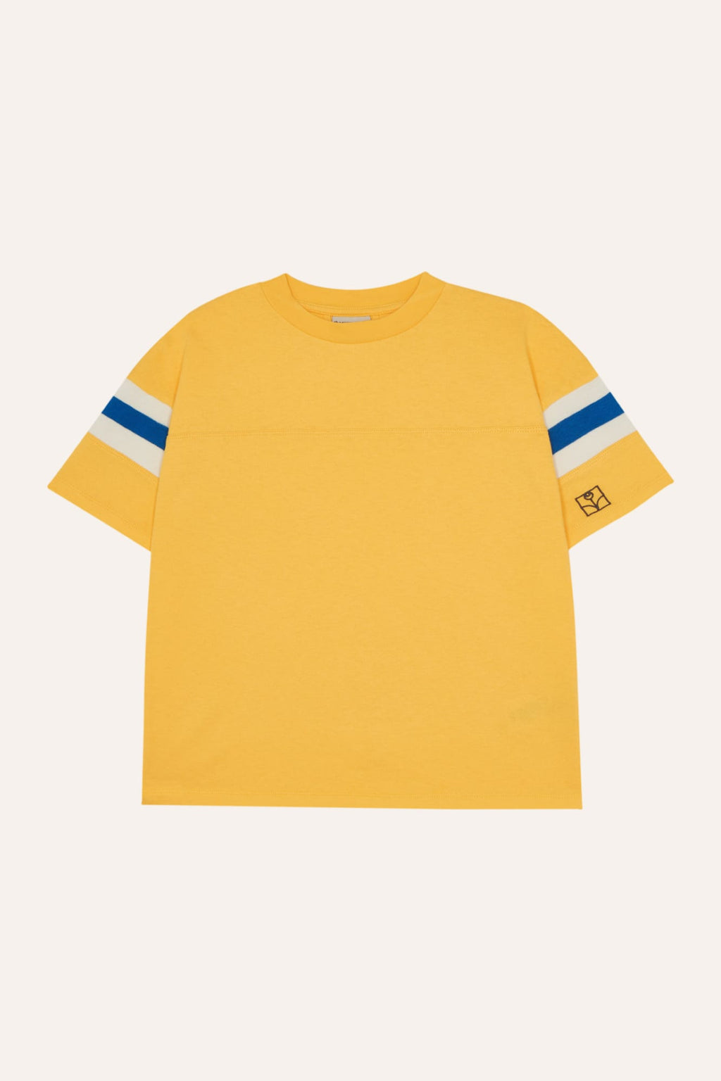 Camiseta Amarilla Bandas Bicolor