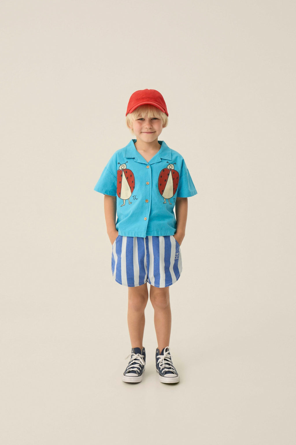 Camisa Azul Ladybug