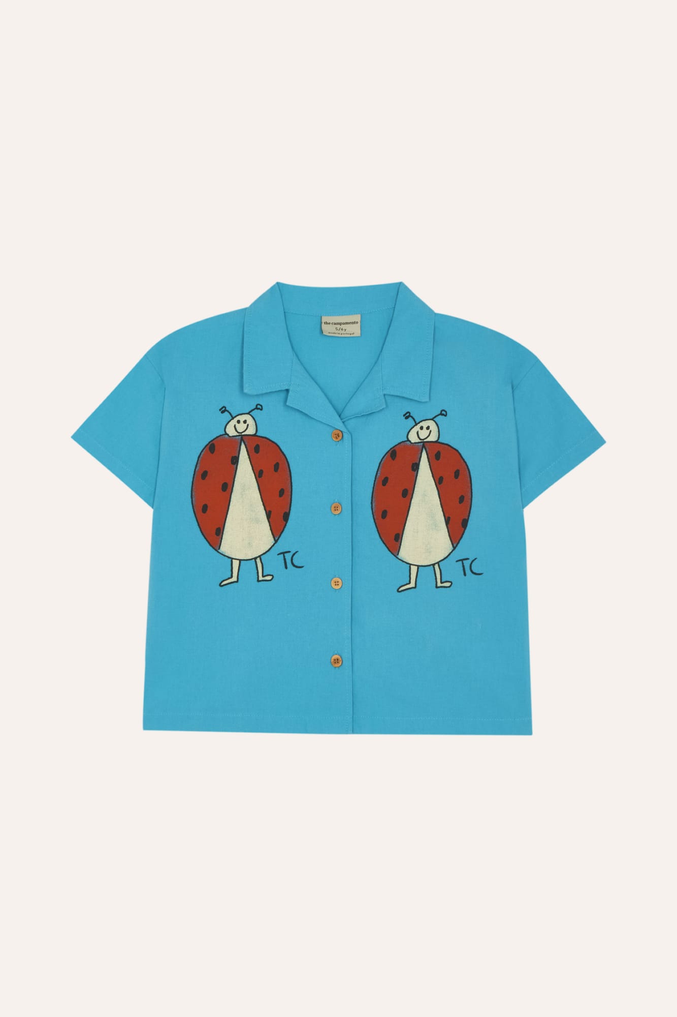 Camisa Azul Ladybug