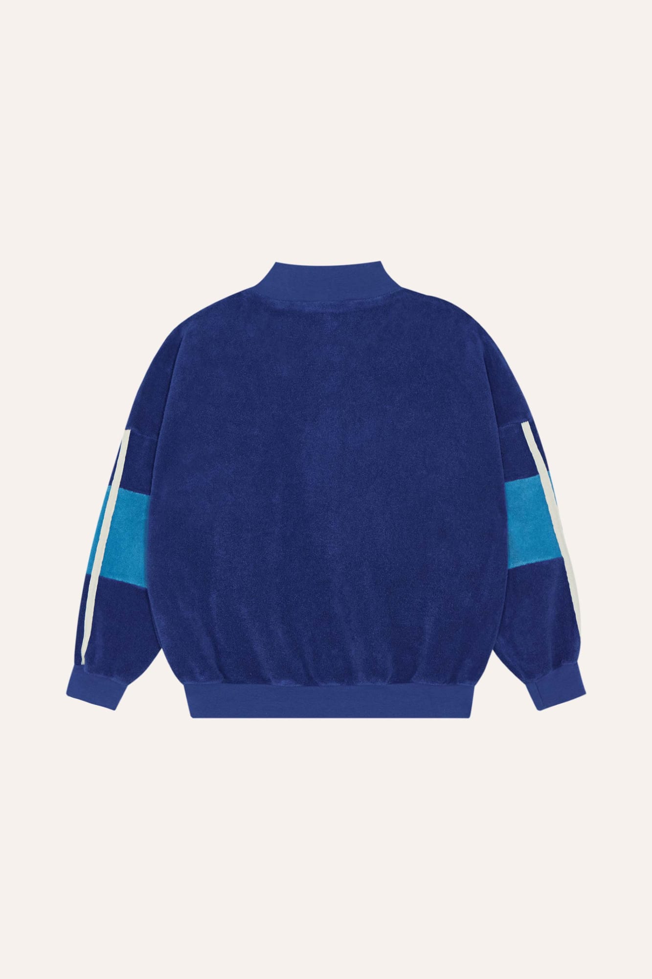 Sudadera con Cremallera Blue Color Azul
