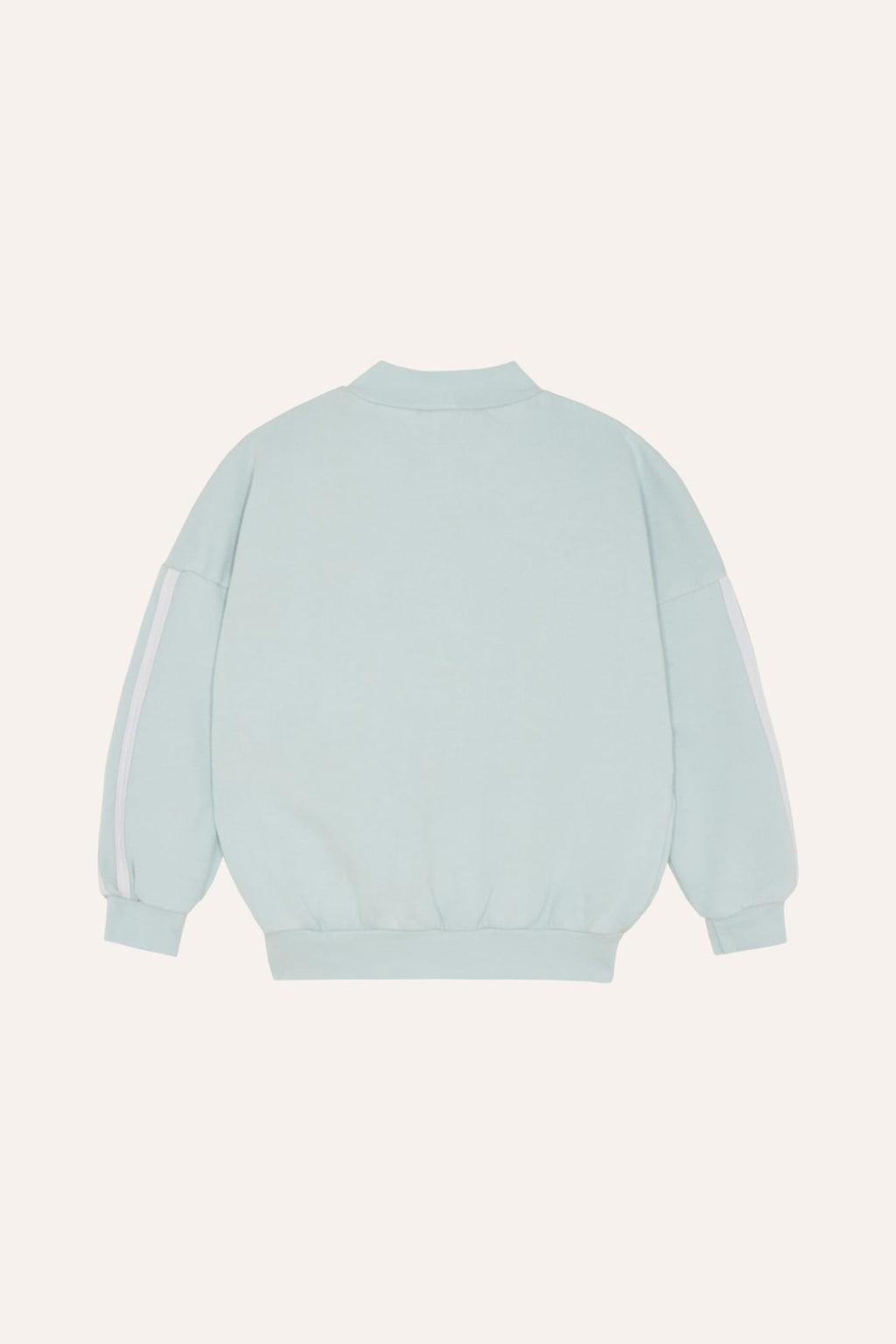 Sudadera con Cremallera Azul Lavada