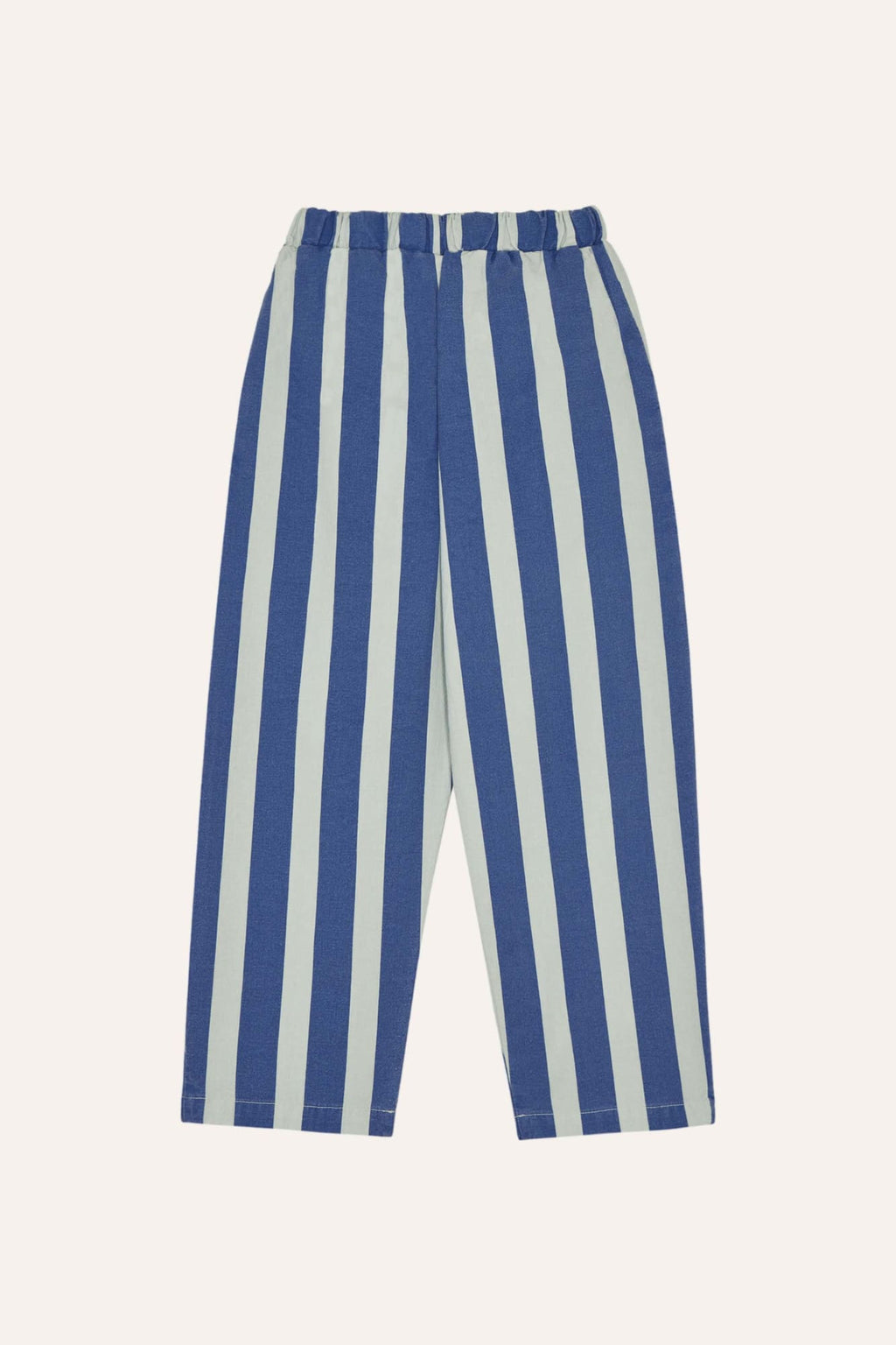 Blue Stripes Washed Trousers