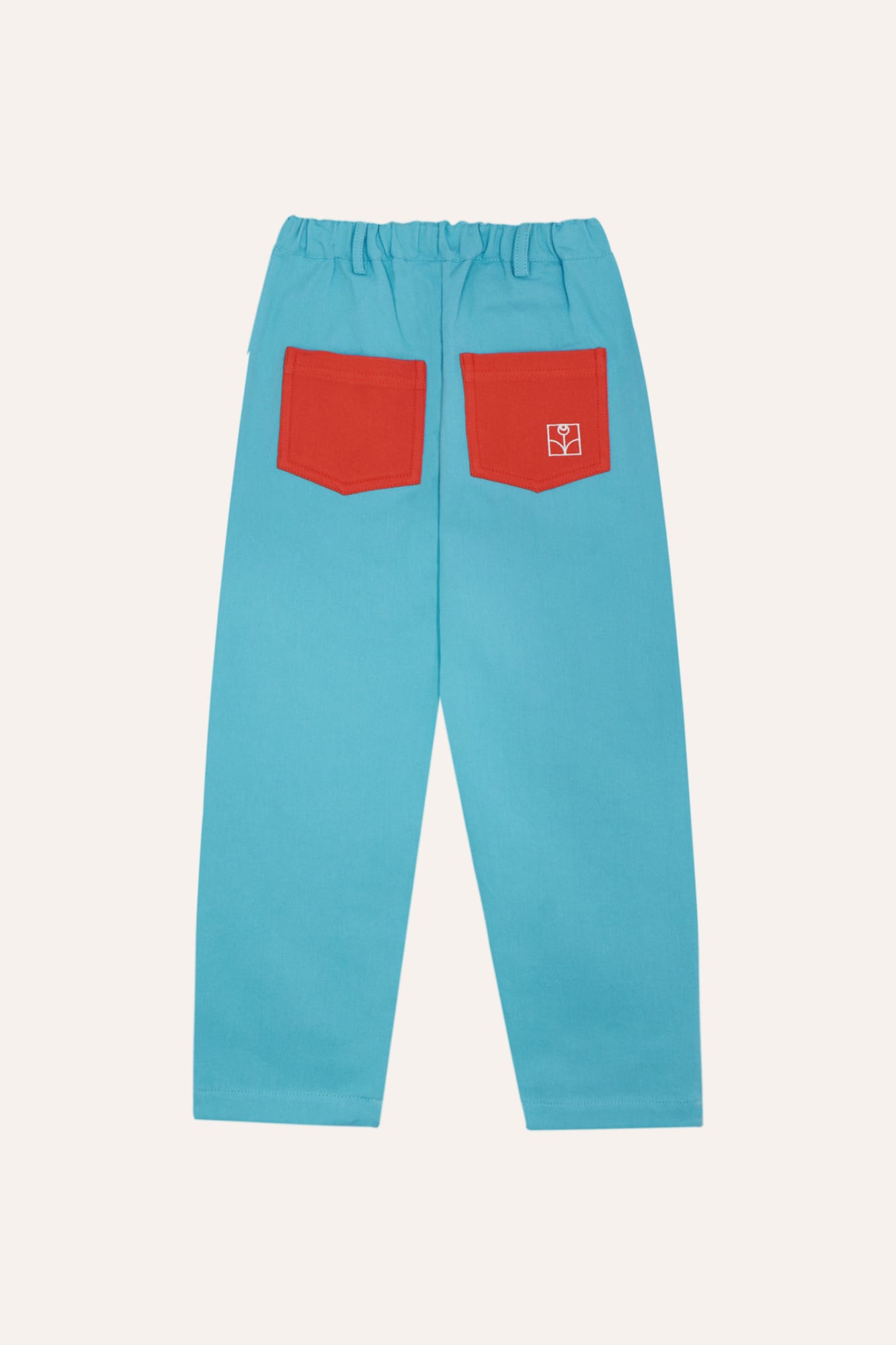Pantalón Color Block Azul
