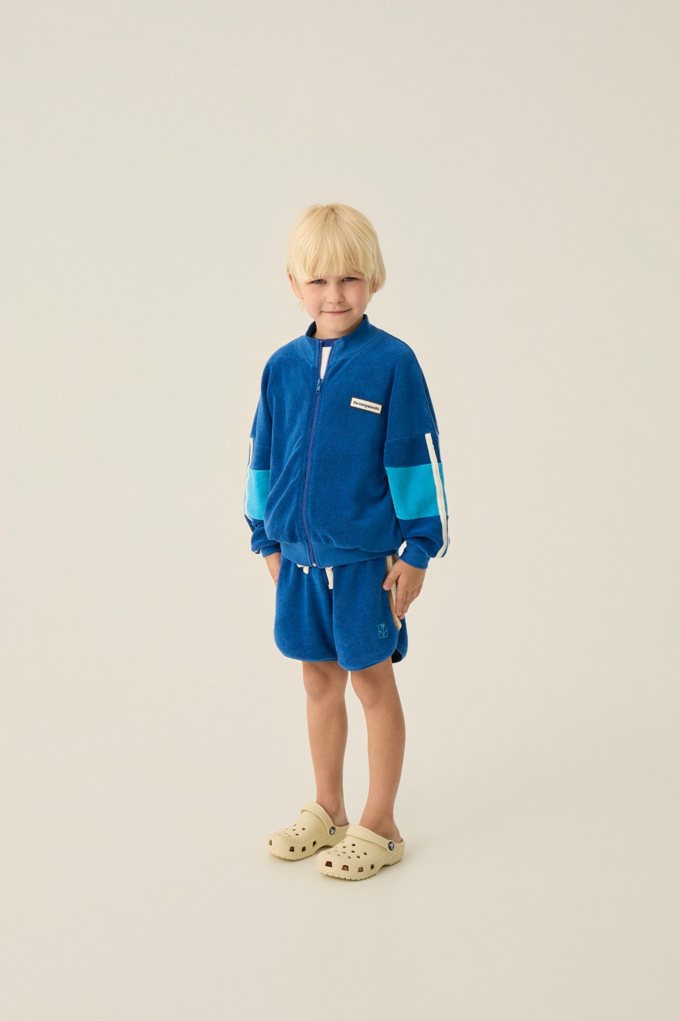 Short Azul Color Block