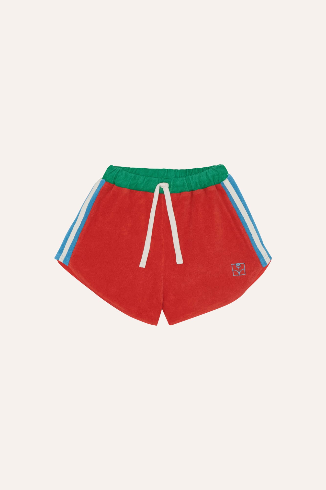 Short Rojo Color Block