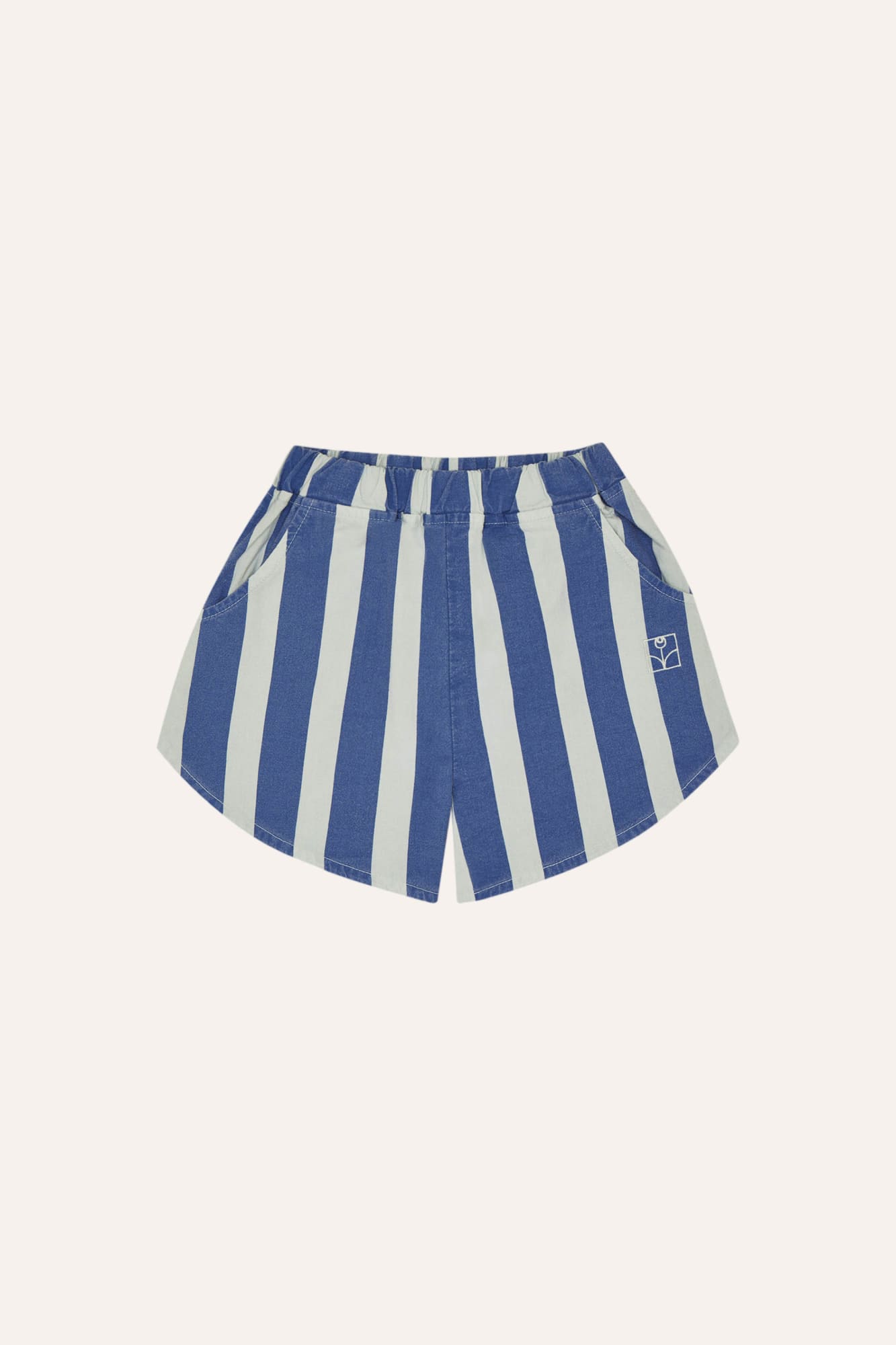 Short Lavado Rayas Azules