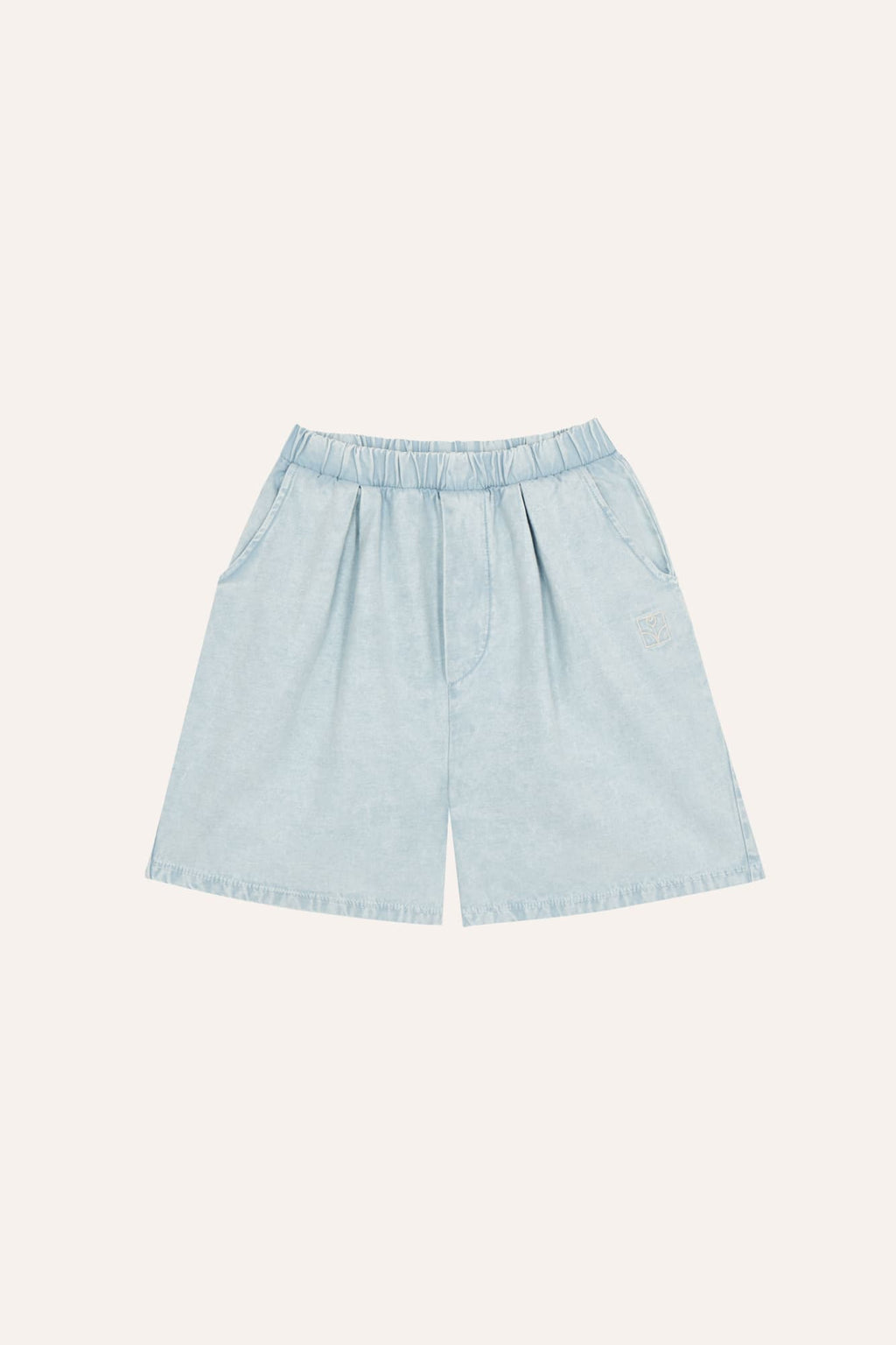 Light Blue Denim Shorts