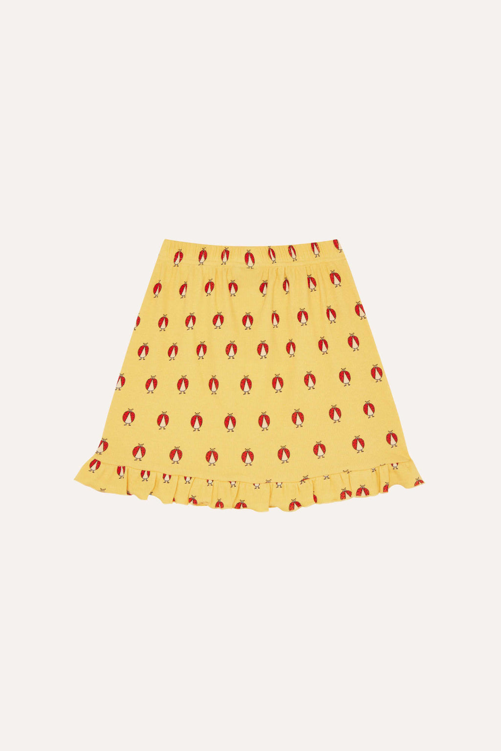 Ladybug Allover Yellow Skirt