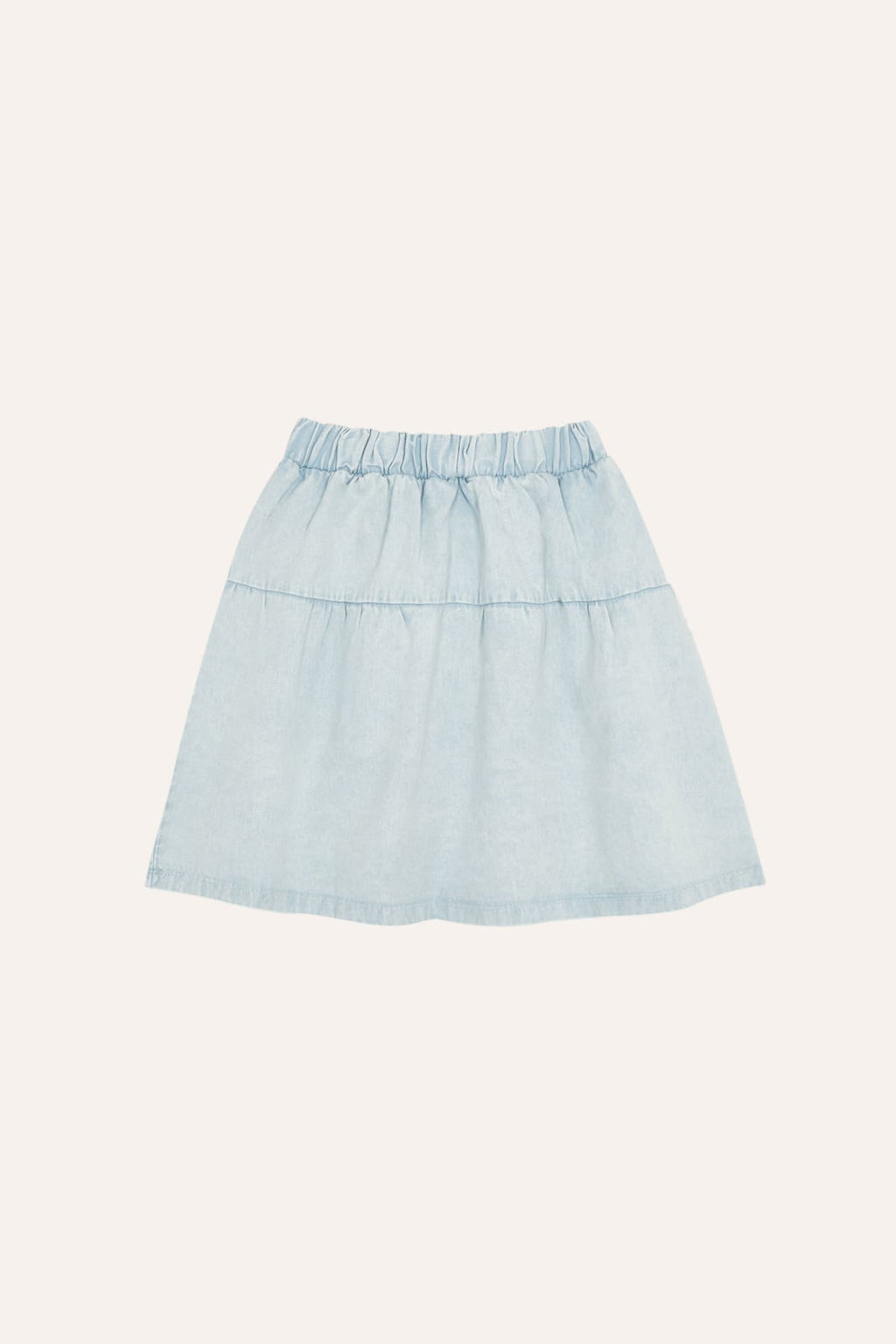 Falda Denim Azul Claro