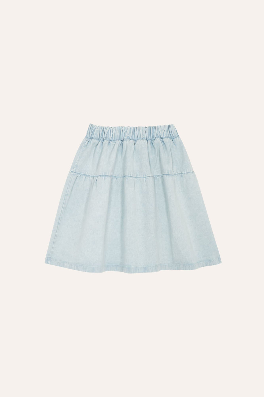 Falda Denim Azul Claro