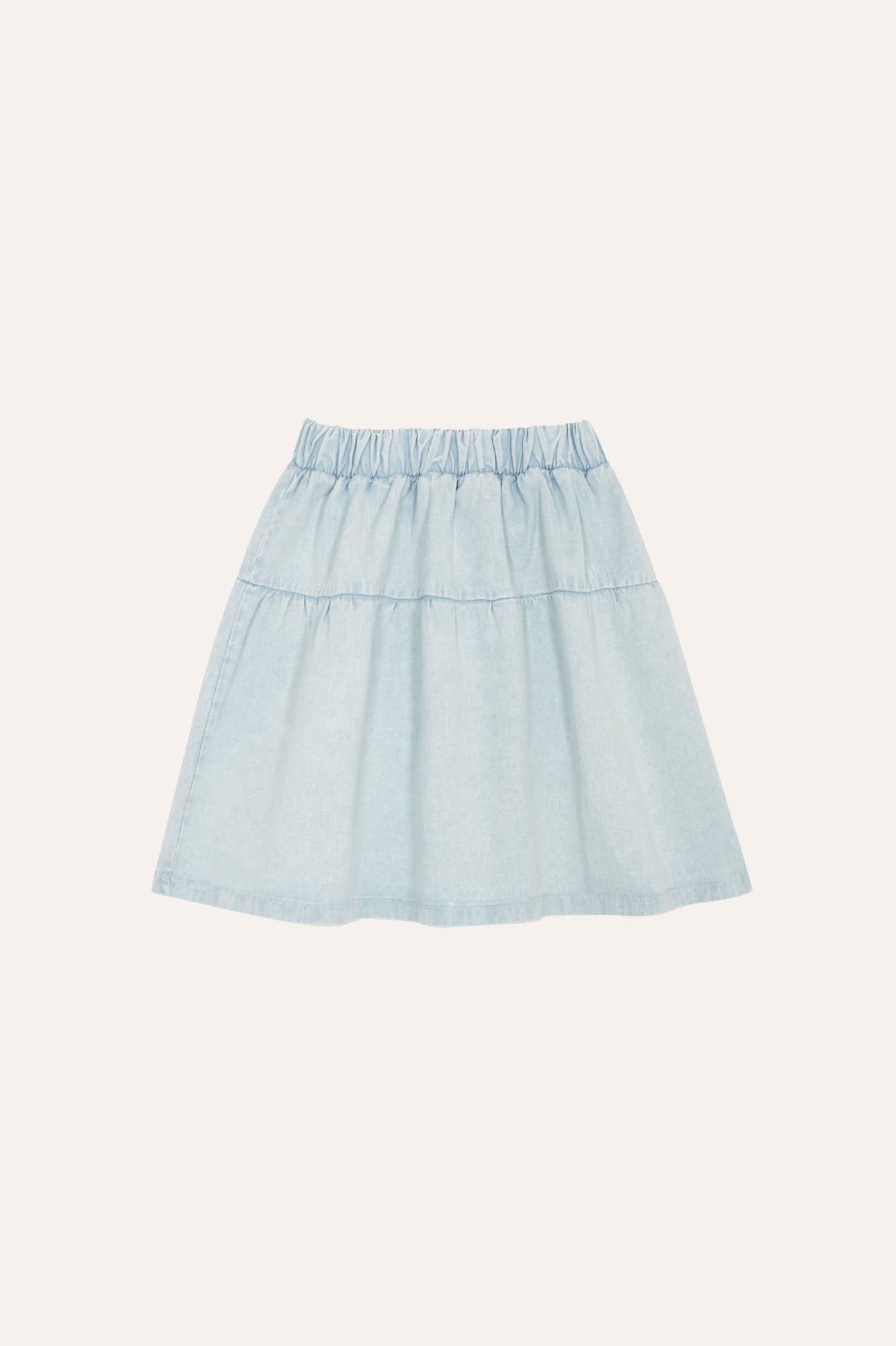 Falda Denim Azul Claro