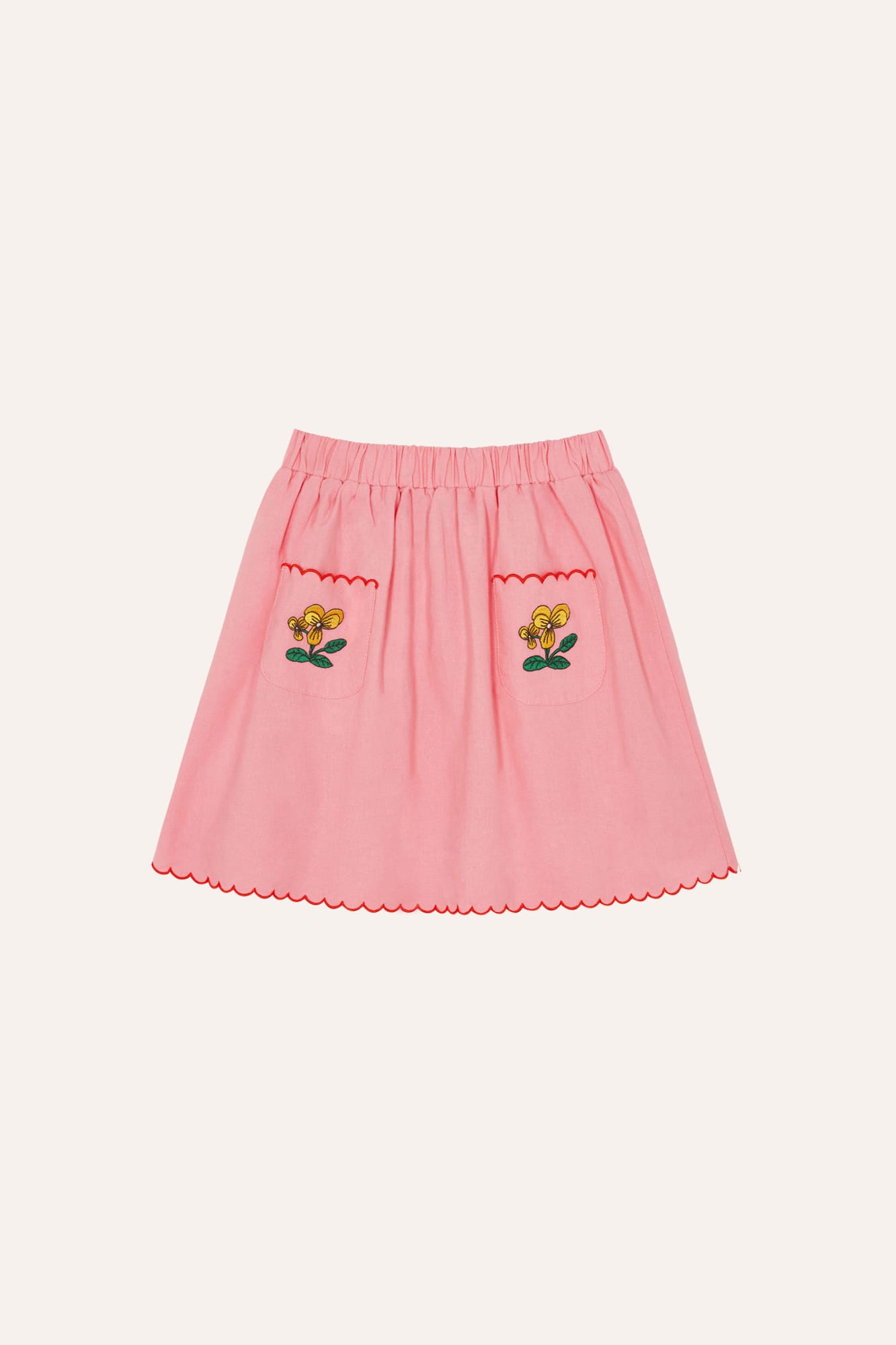 Falda Rosa Flowers