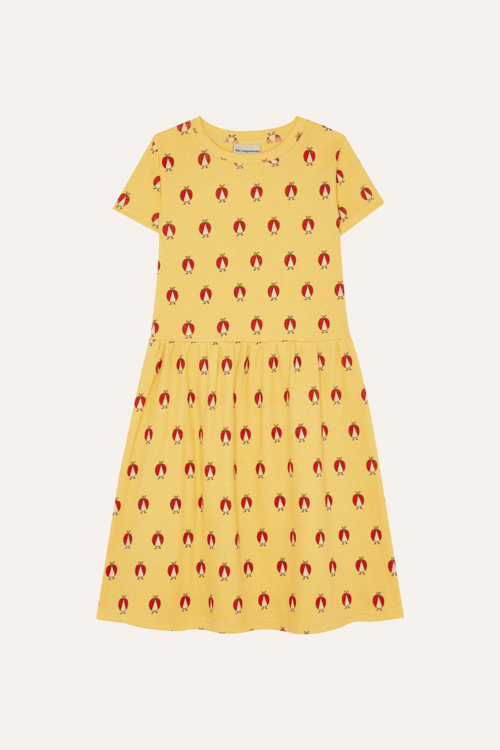 Vestido Amarillo Ladybug Allover