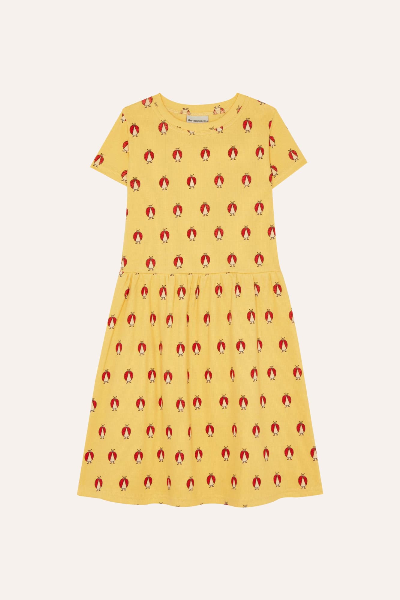 Vestido Amarillo Ladybug Allover