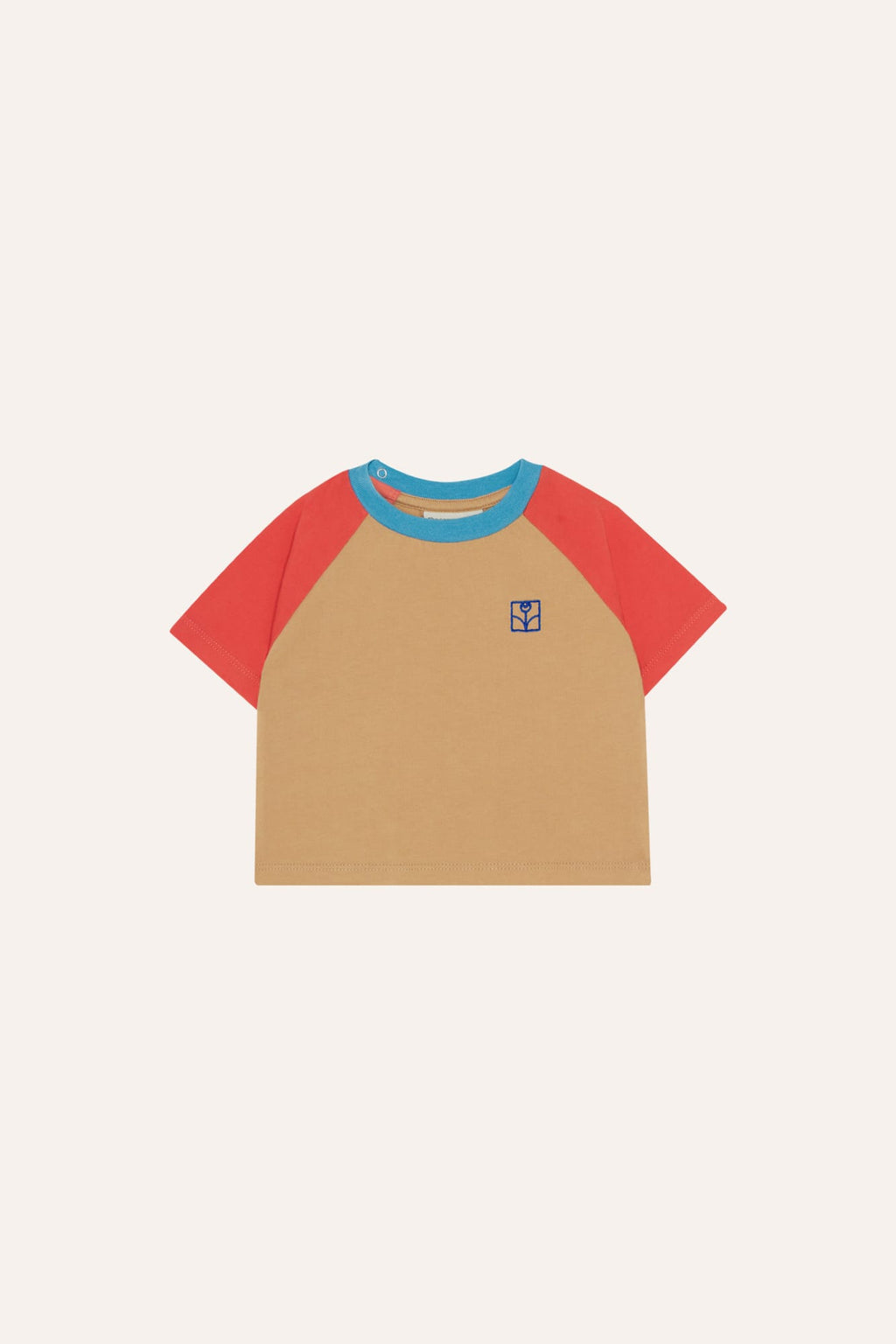 Color Block Red Baby Tshirt