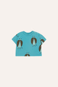 Camiseta Bebé Azul Ladybug Allover