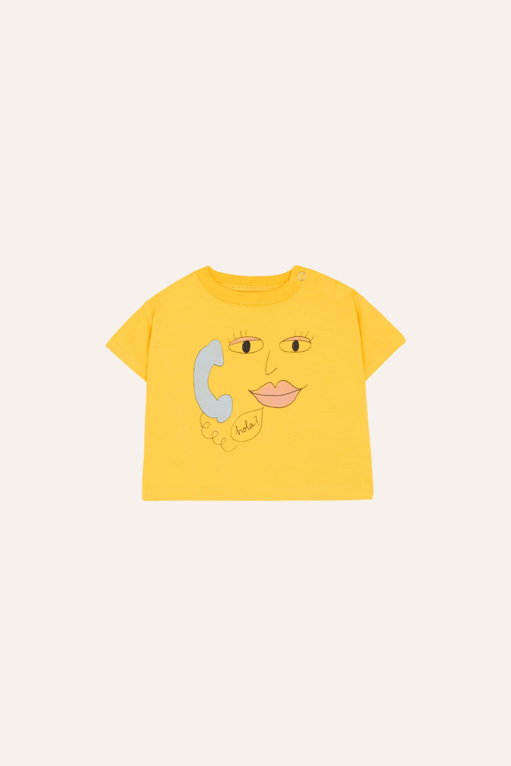 Camiseta Bebé Face on the Phone