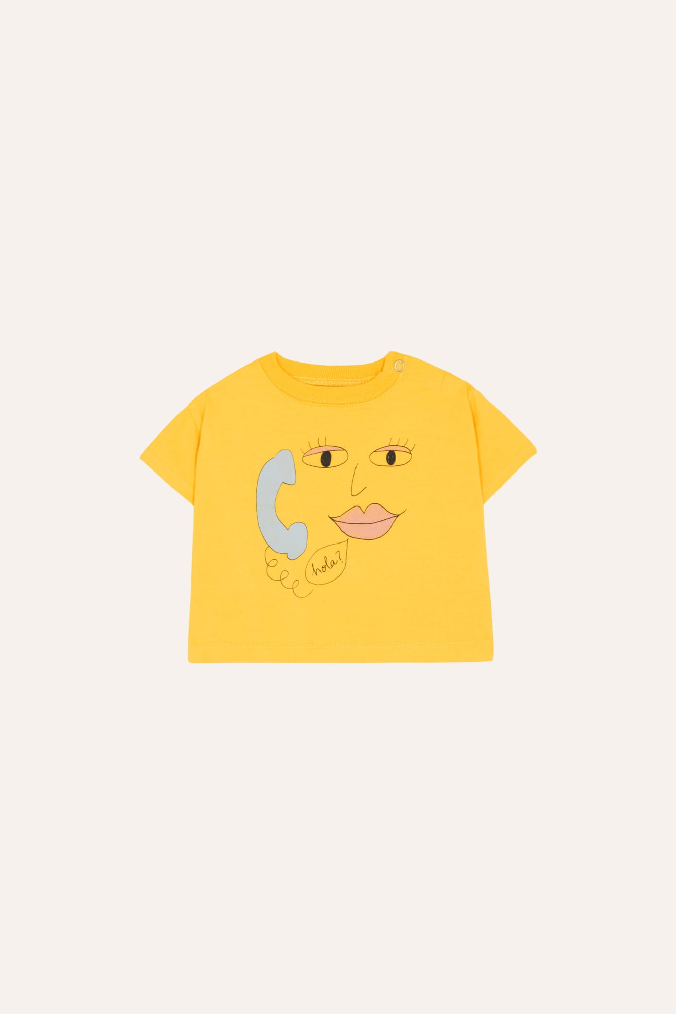 Camiseta Bebé Face on the Phone