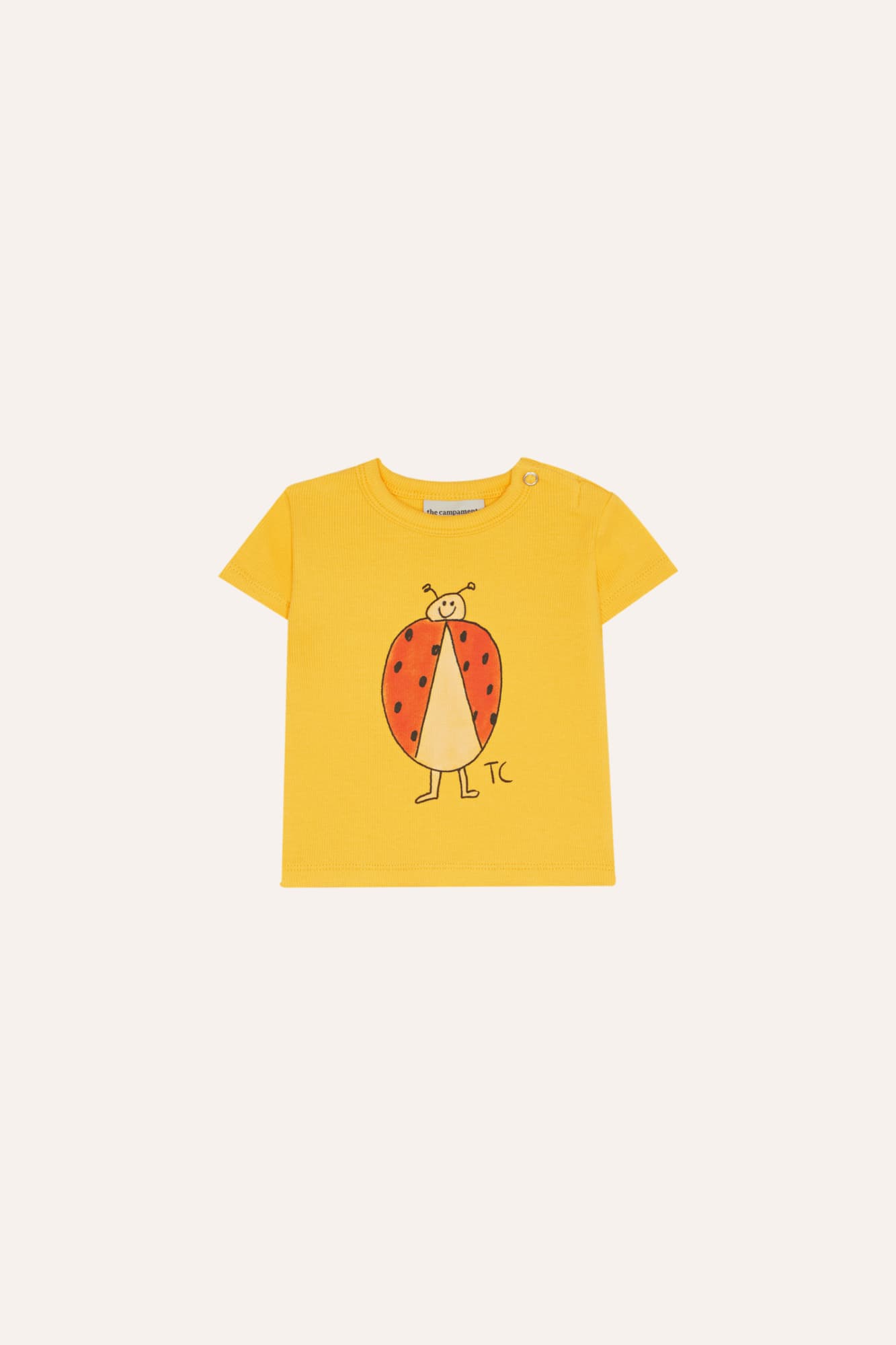 Camiseta Bebé Amarilla Ladybug