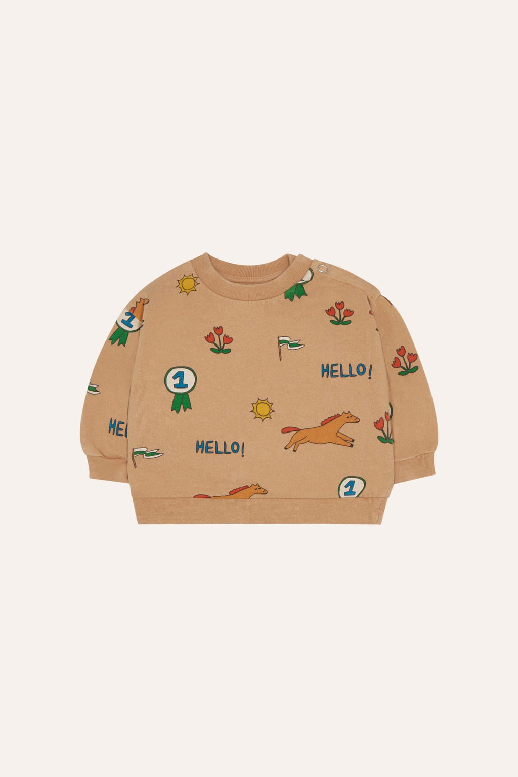Sudadera Bebé Horses Allover
