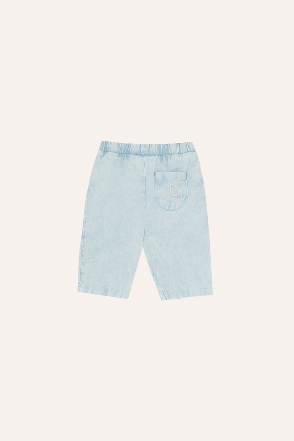 Pantalón Denim Bebé Azul Claro