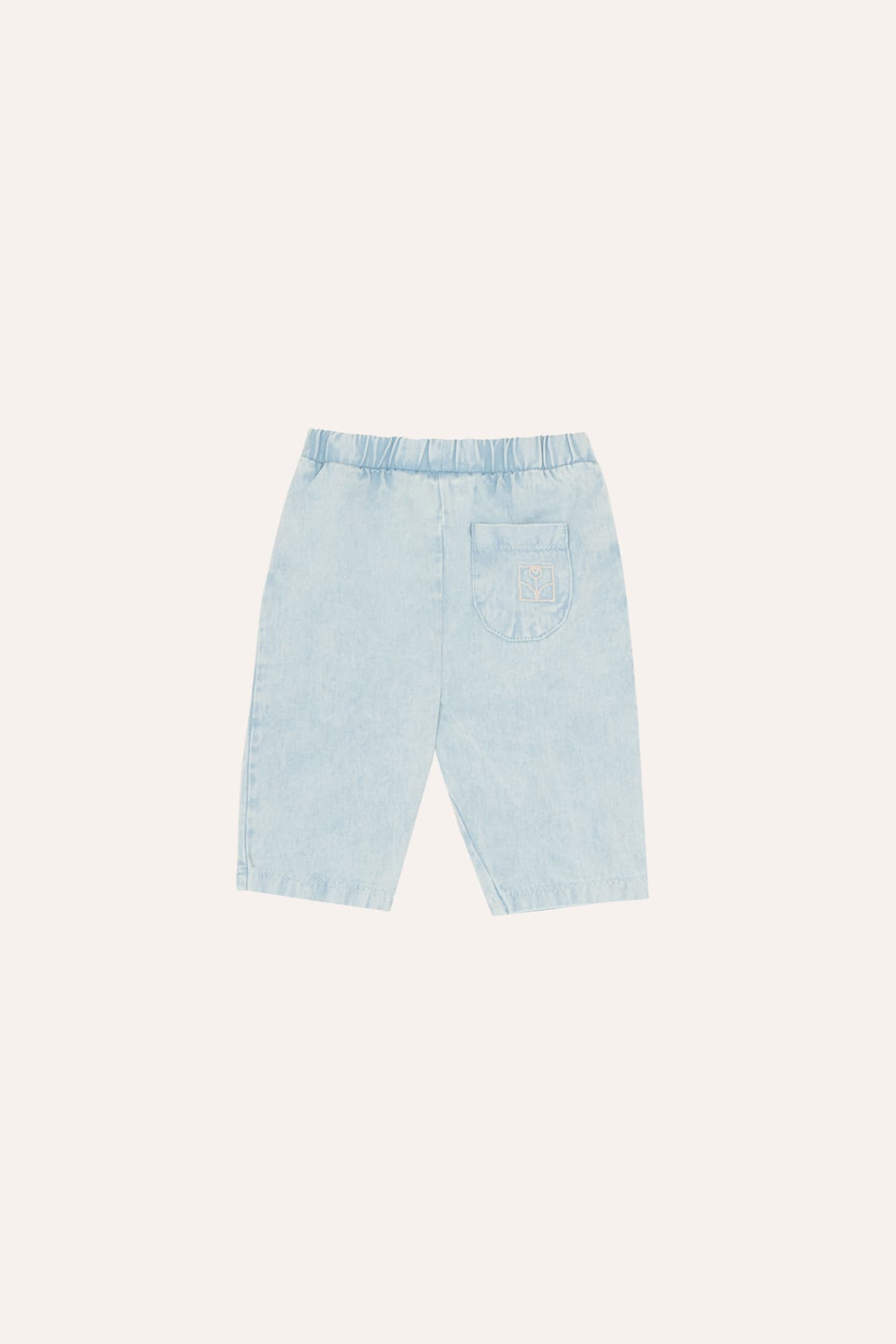 Pantalón Denim Bebé Azul Claro