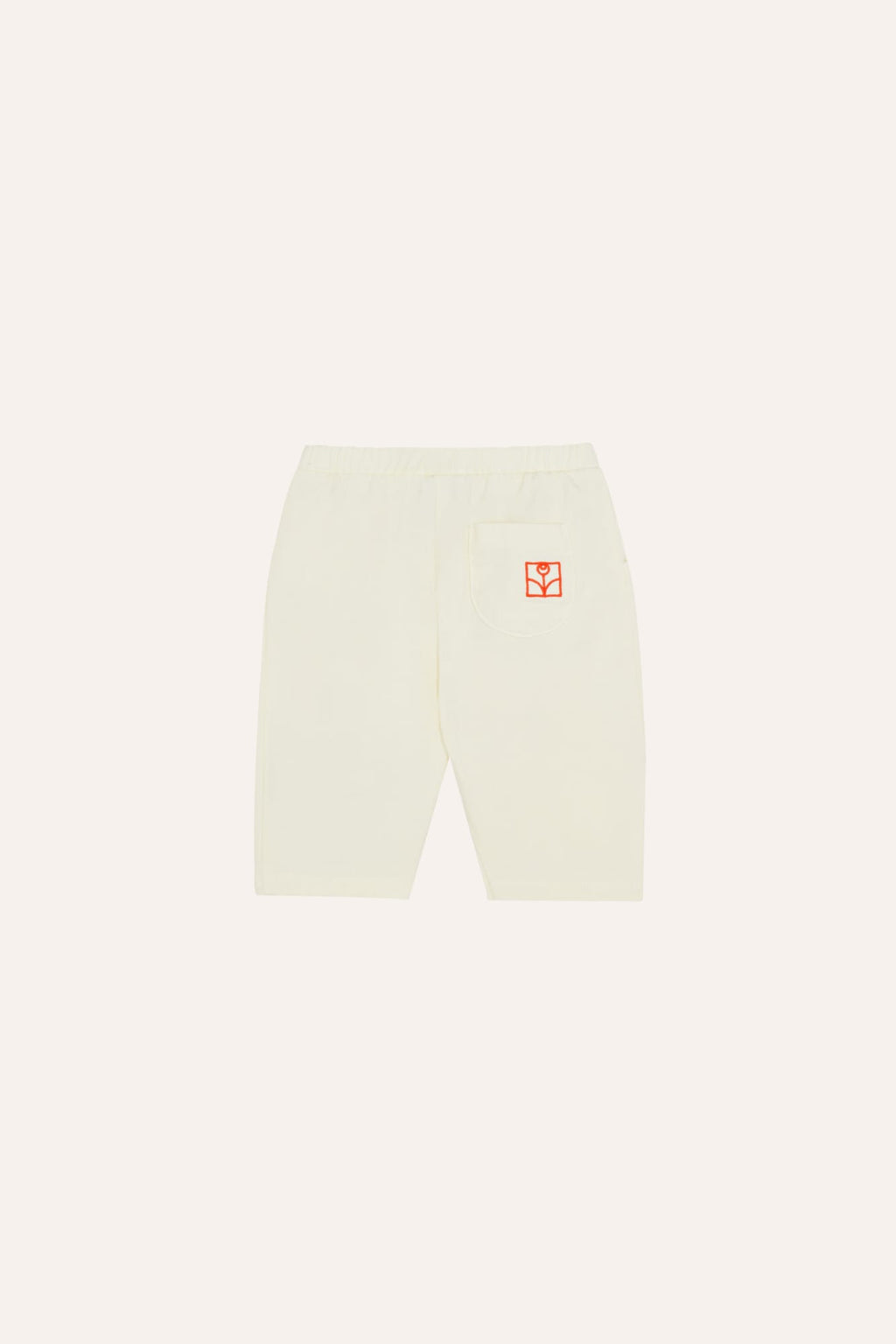 Pantalón Bebé Crudo Rodilleras Bicolor