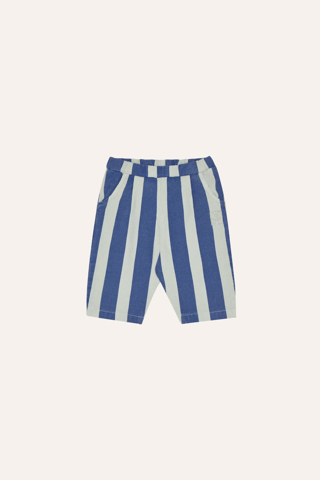 Pantalón Bebé Rayas Azules Lavado