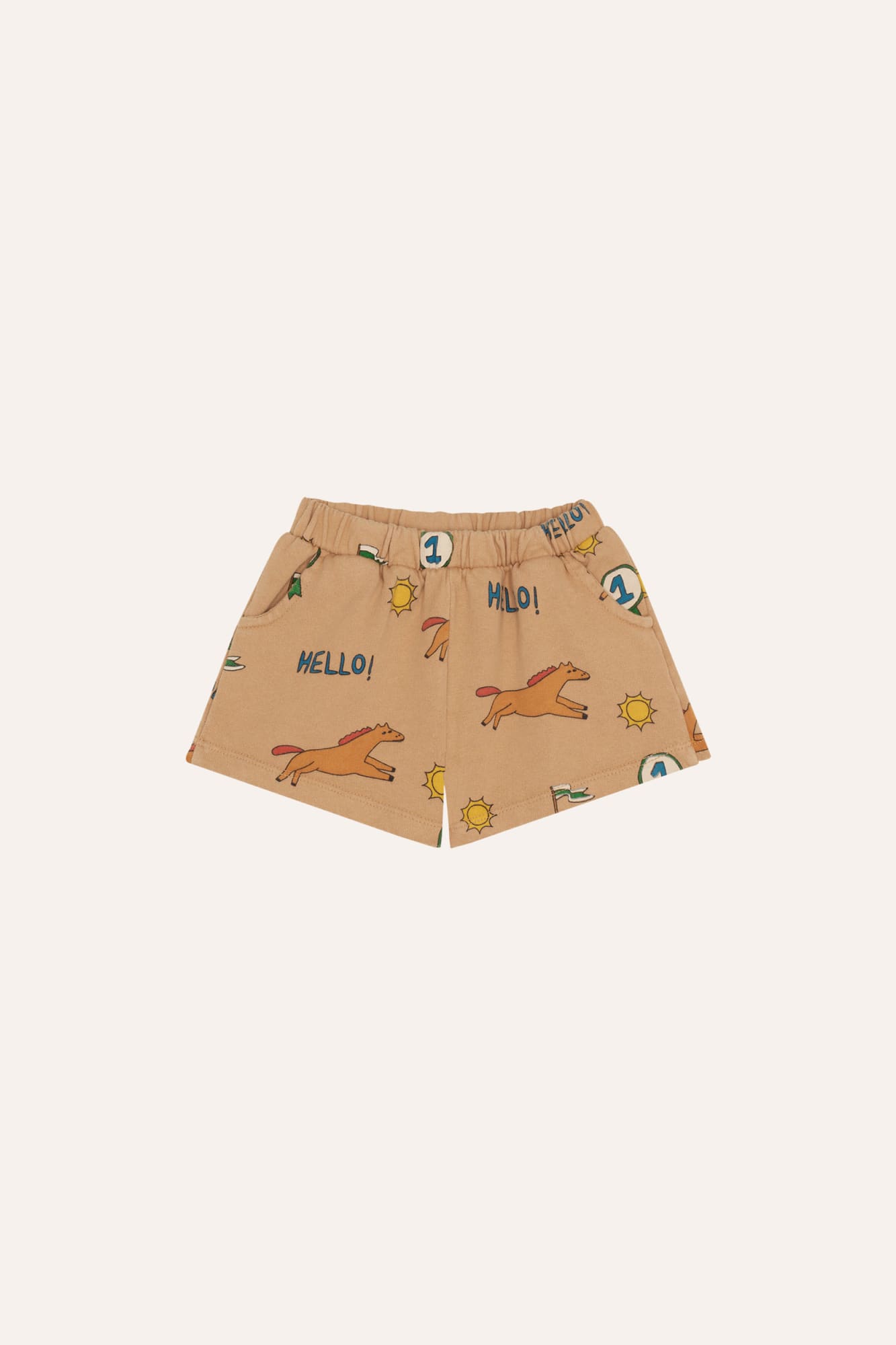 Short Bebé Horses Allover