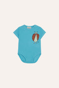 Body Bebé Azul Ladybug