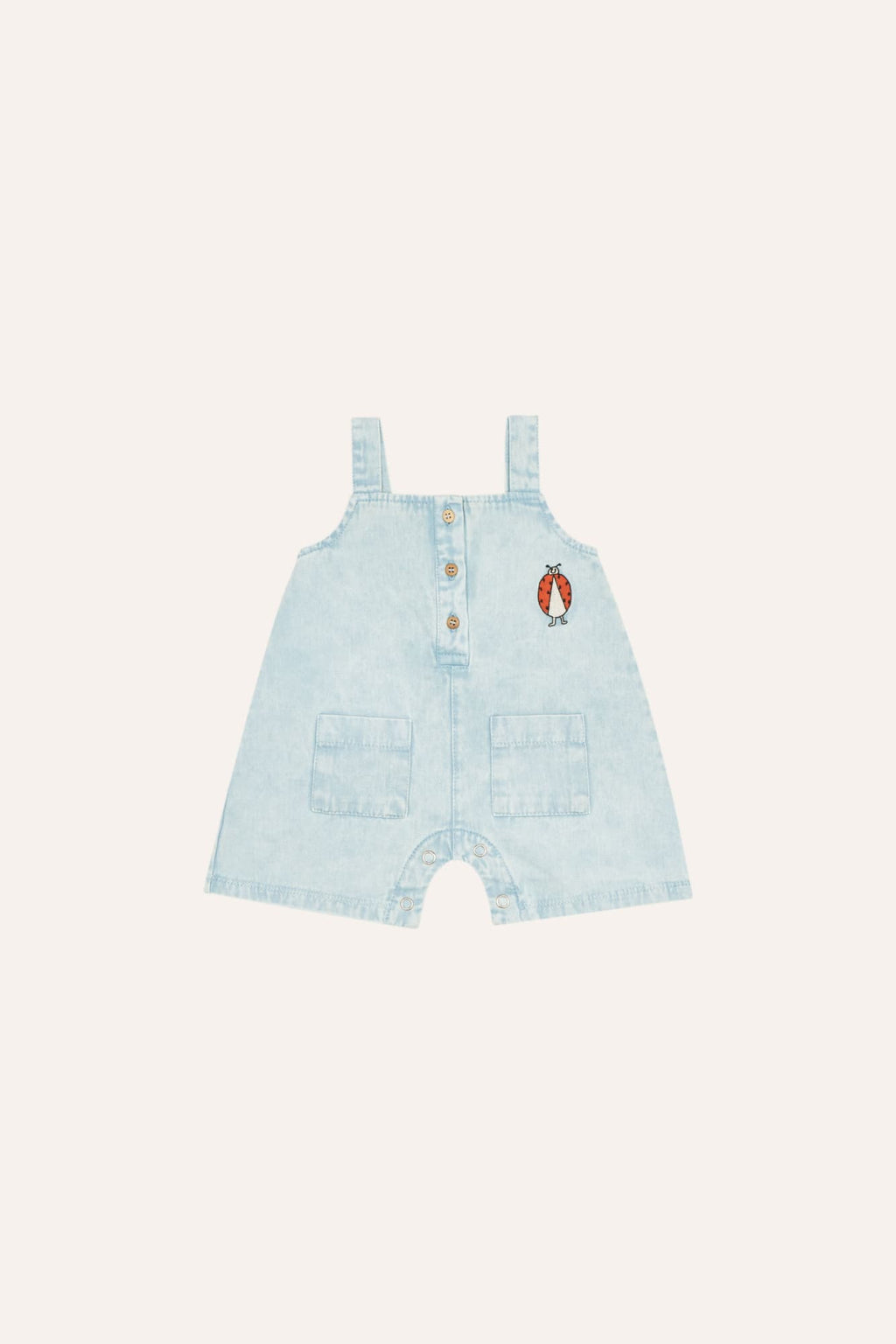 Peto Denim Bebé Azul Claro
