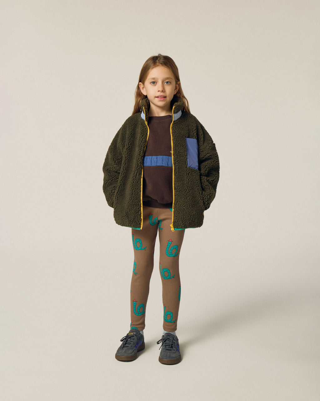 Leggings Snakes Marrón