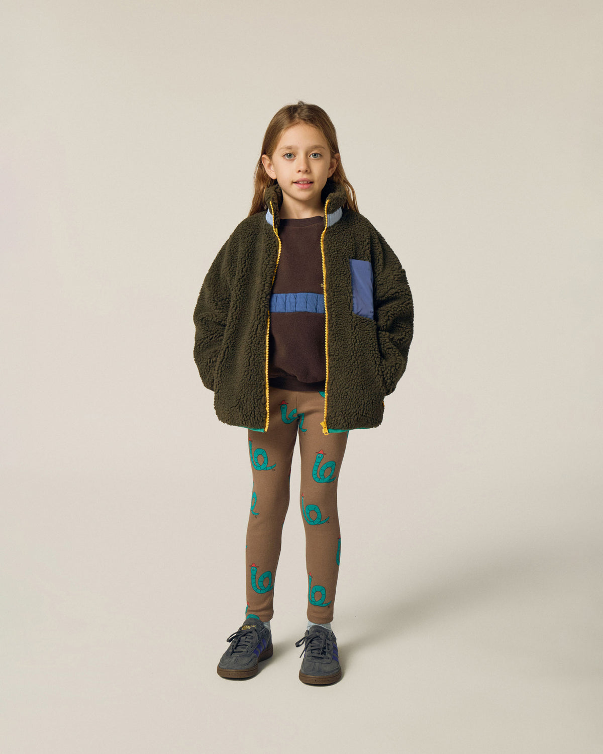 Leggings Snakes Marrón