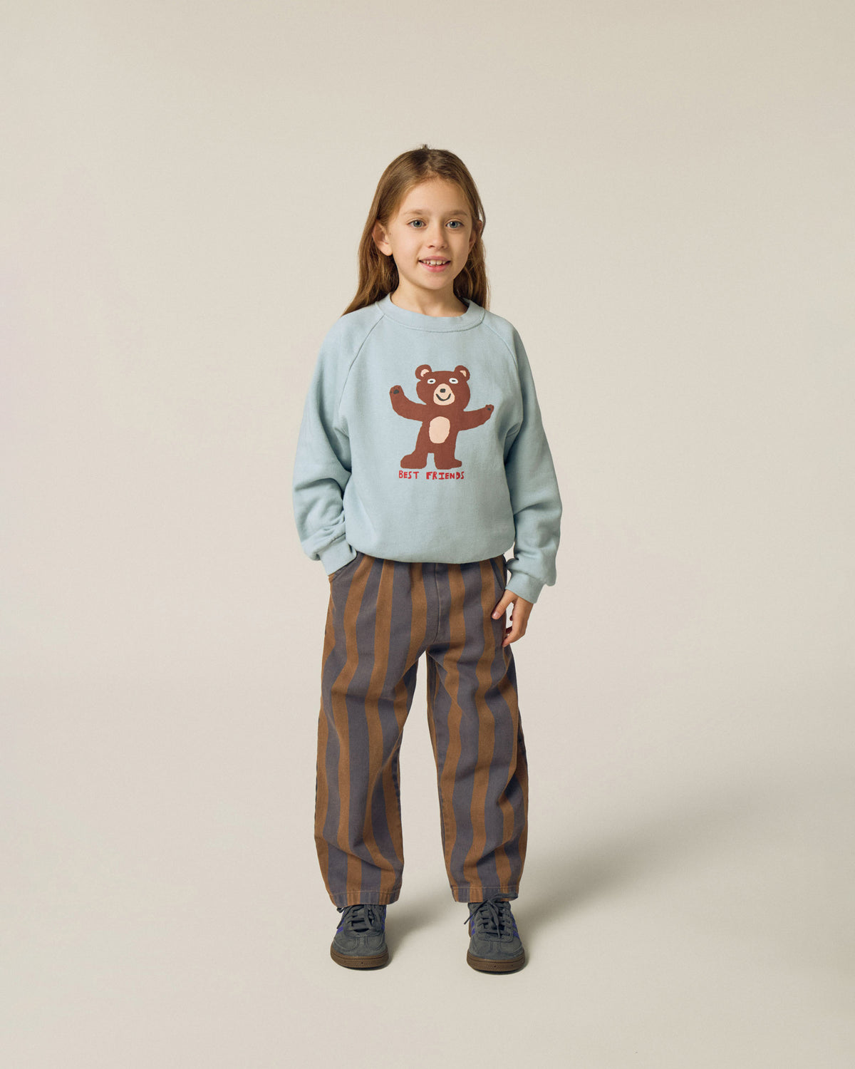 Bear Light Blue Sweatshirt